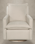 Flynn – Gliding Swivel Nursery Recliner - High Performance Basket Sand