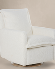 FLYNN – GLIDING SWIVEL NURSERY RECLINER - SHEEPSKIN CLOUD