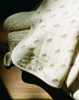'Squirrel' & 'Mushroom' - Premium Muslin Burp Cloth 2-Pack
