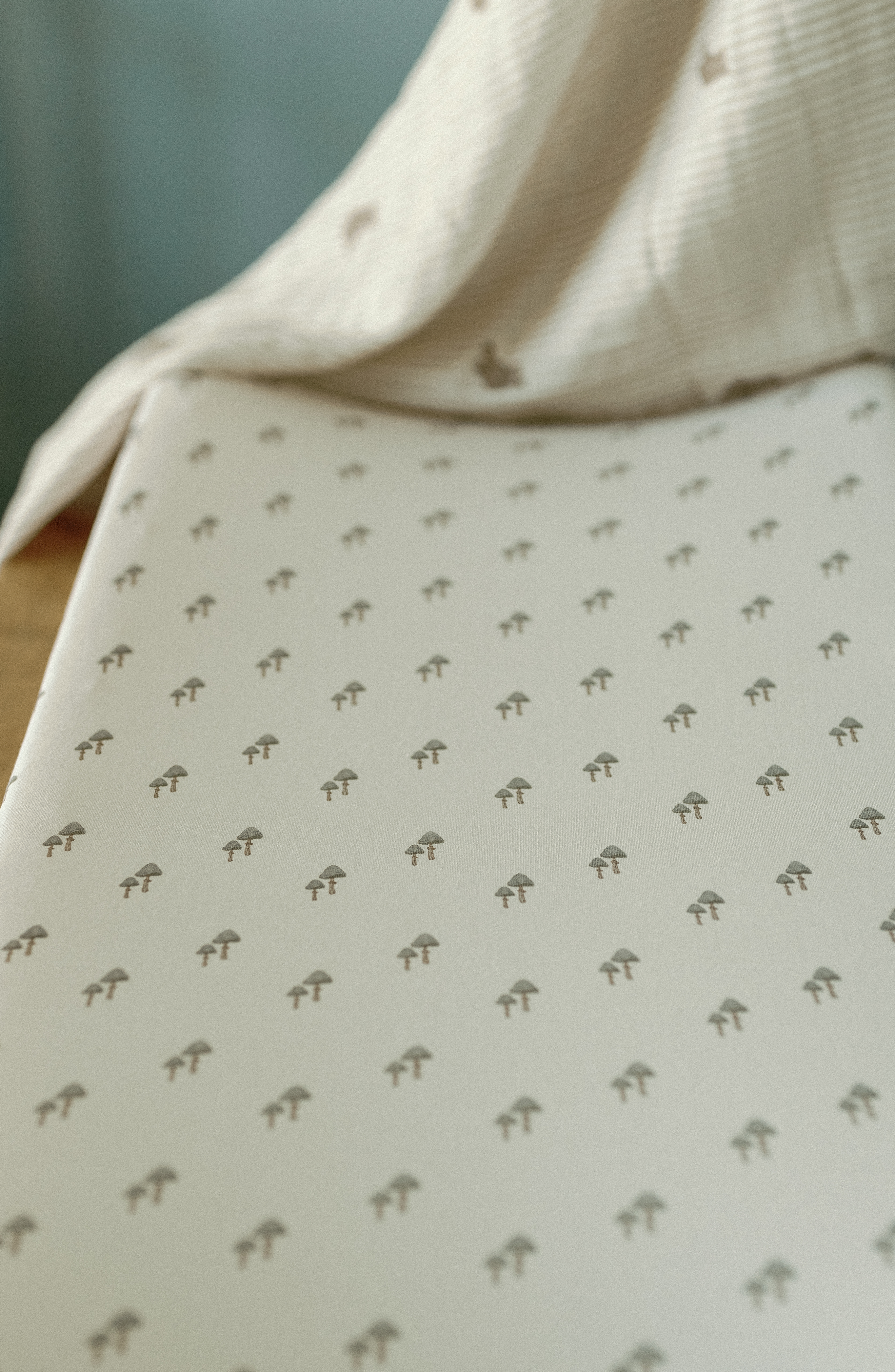 'Mushroom' Nursery - Changing Pad Cover