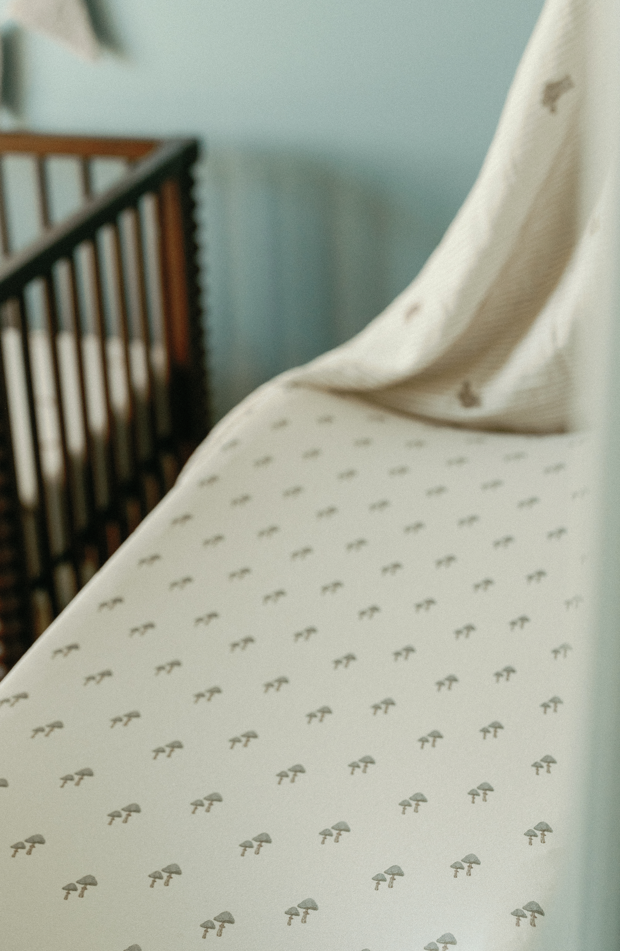 'Mushroom' Nursery - Changing Pad Cover