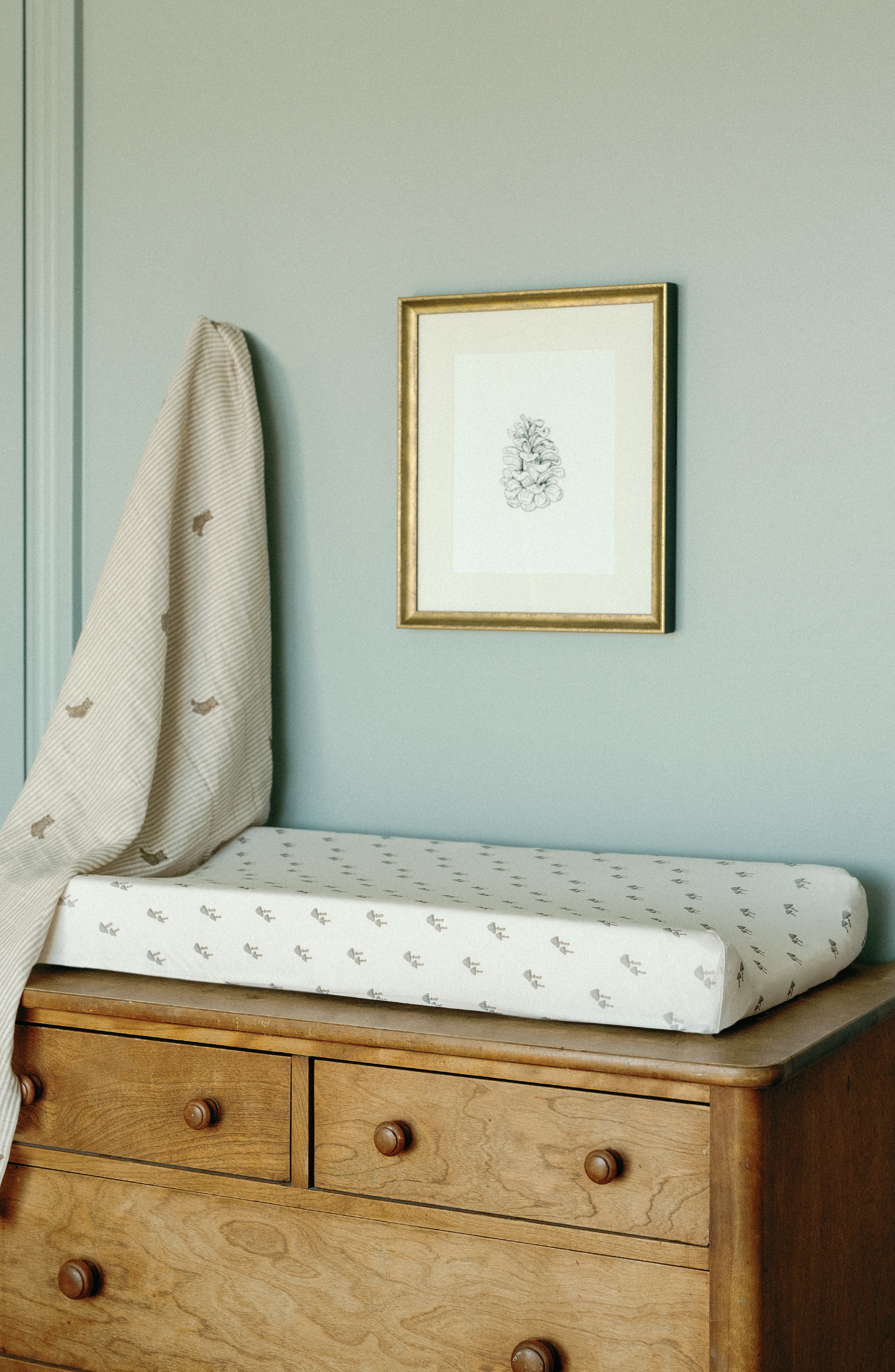 'Mushroom' Nursery - Changing Pad Cover