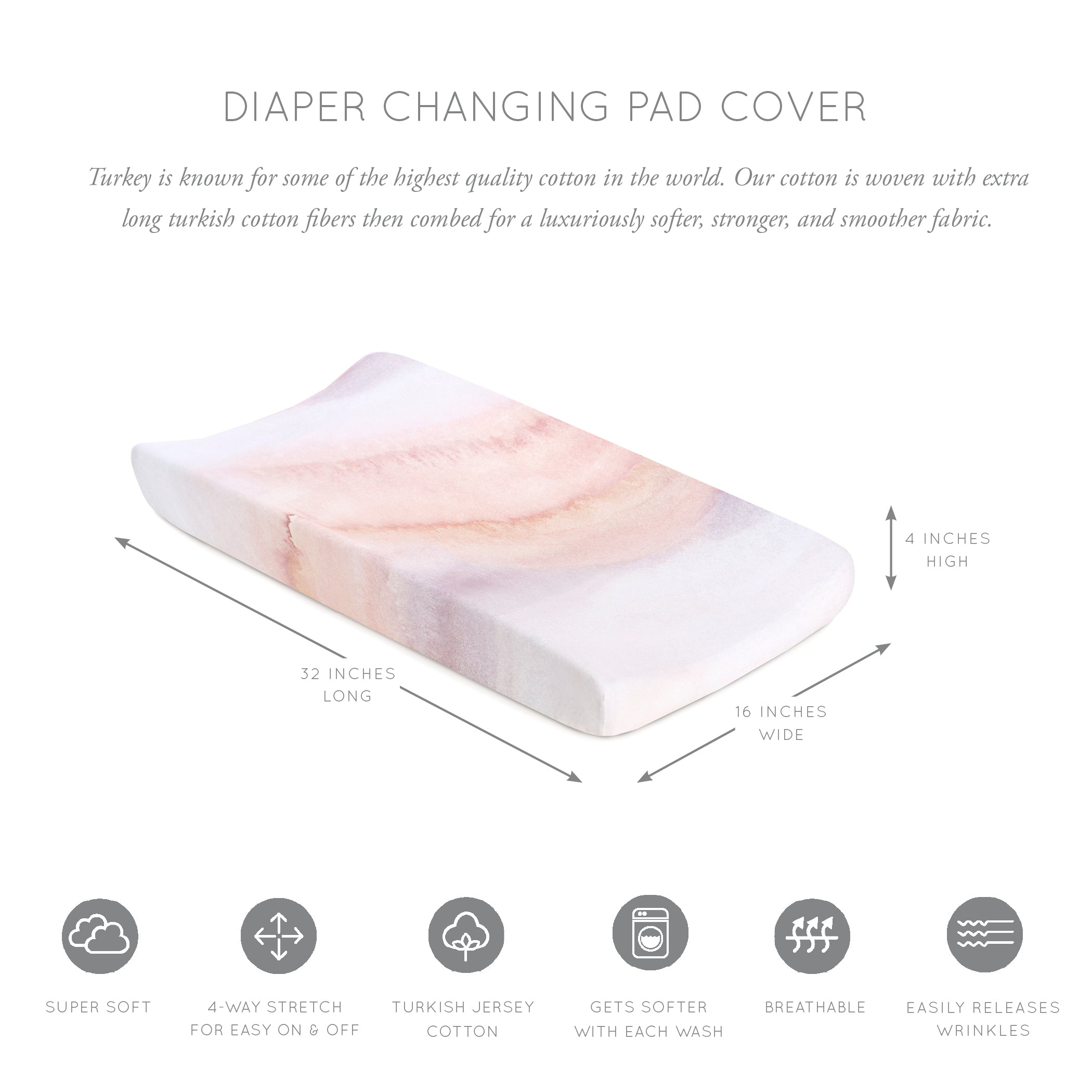 Sandstone - Changing Pad Cover
