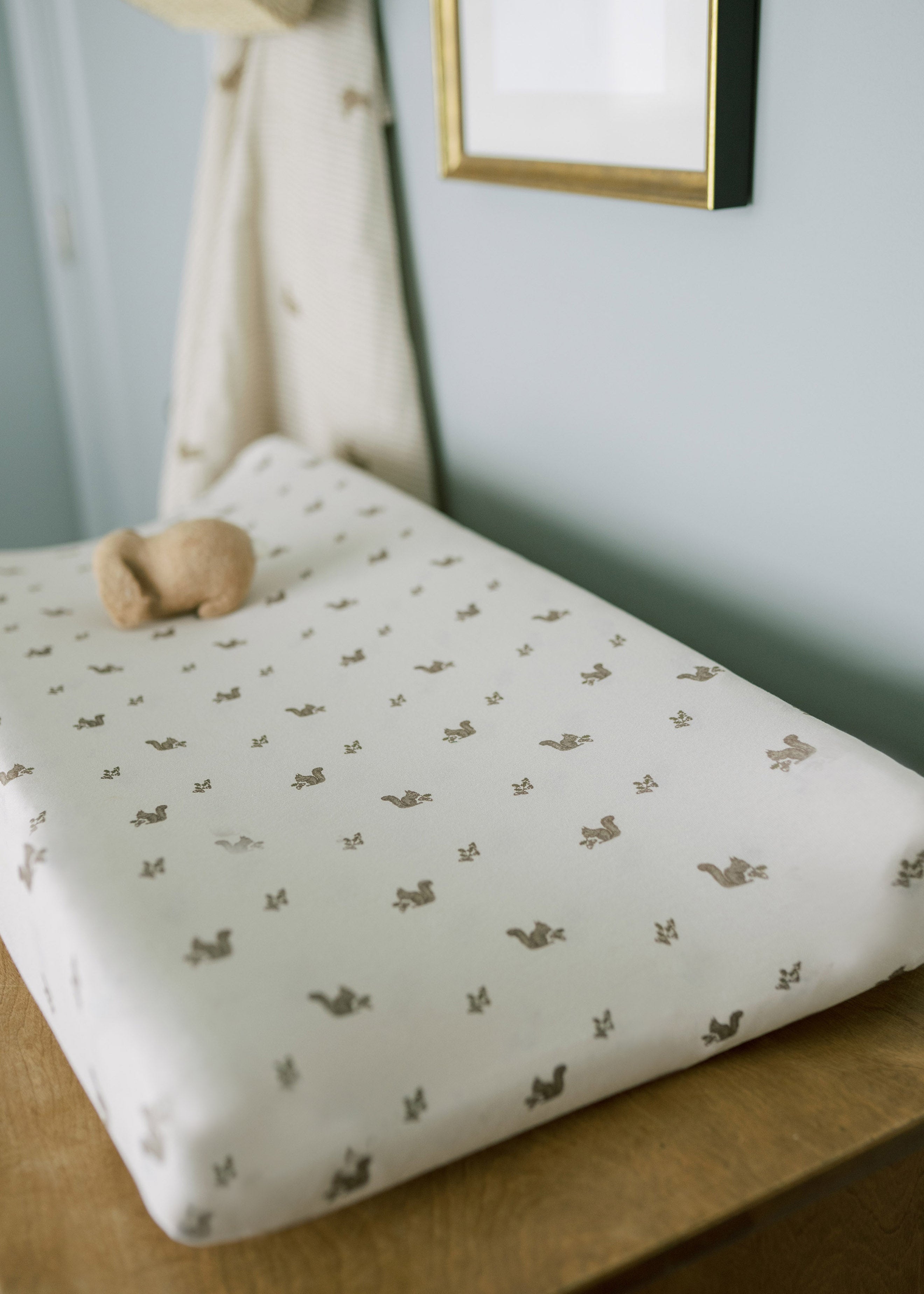 Squirrel Nursery - Convertible Bassinet Sheet & Changing Pad Cover