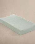 'Sea Moss' Sage Green - Premium Muslin Changing Pad Cover