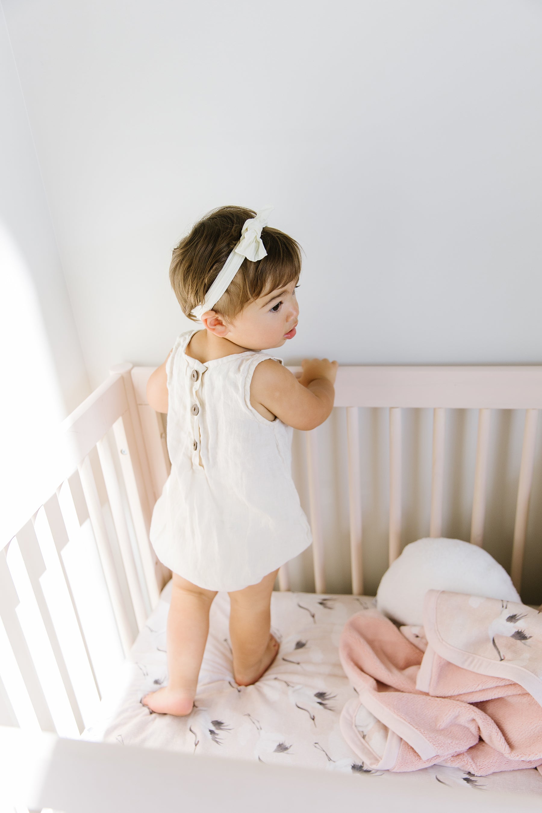 Crane - Cuddle Plush Infant Blanket