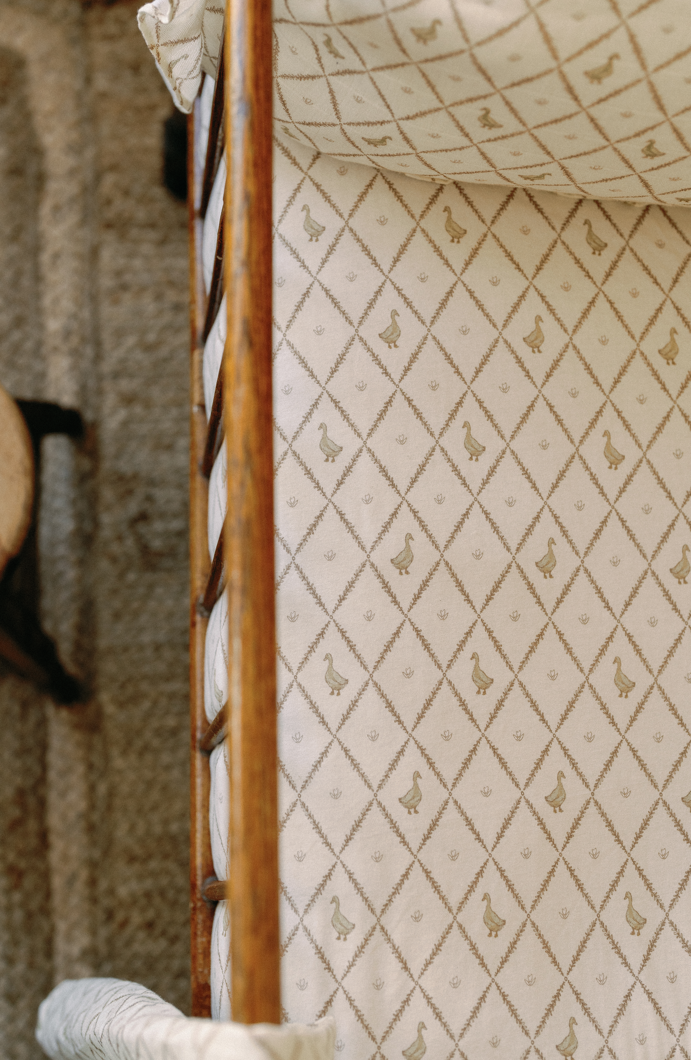 Butter Yellow Duck - Crib Sheet