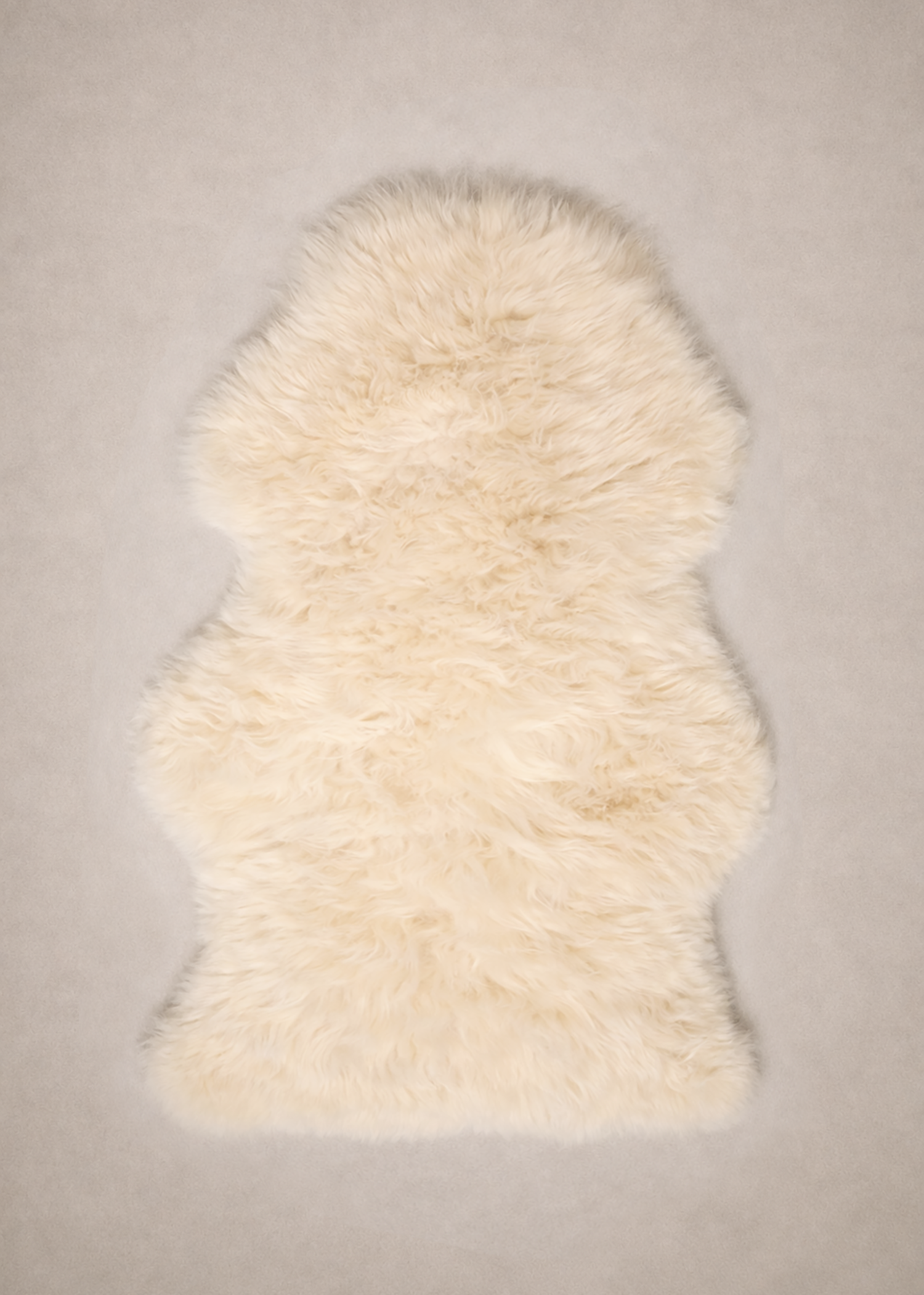 Real Fur Rug - Highland Hide Cream