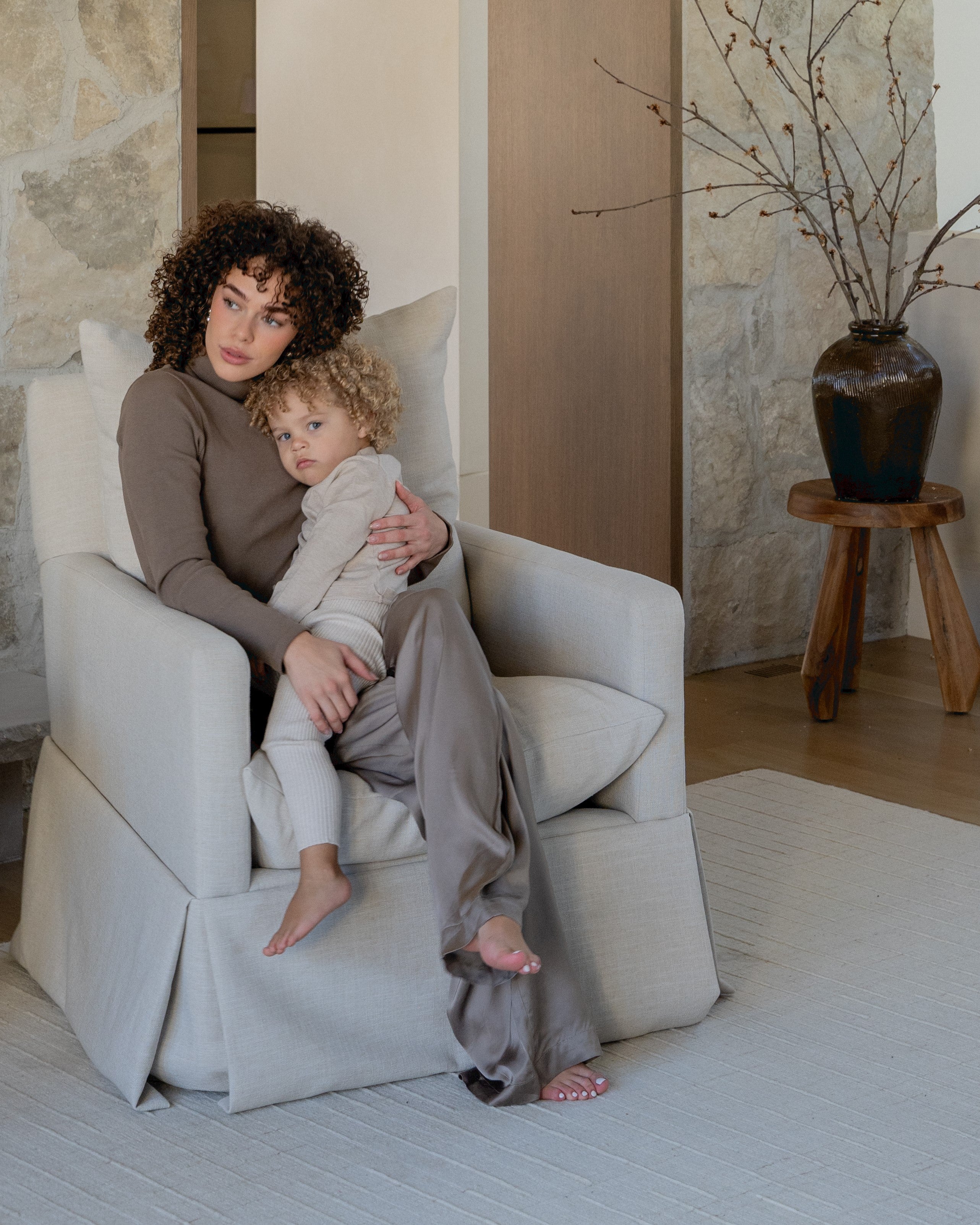 Zoey Swivel Nursery Glider