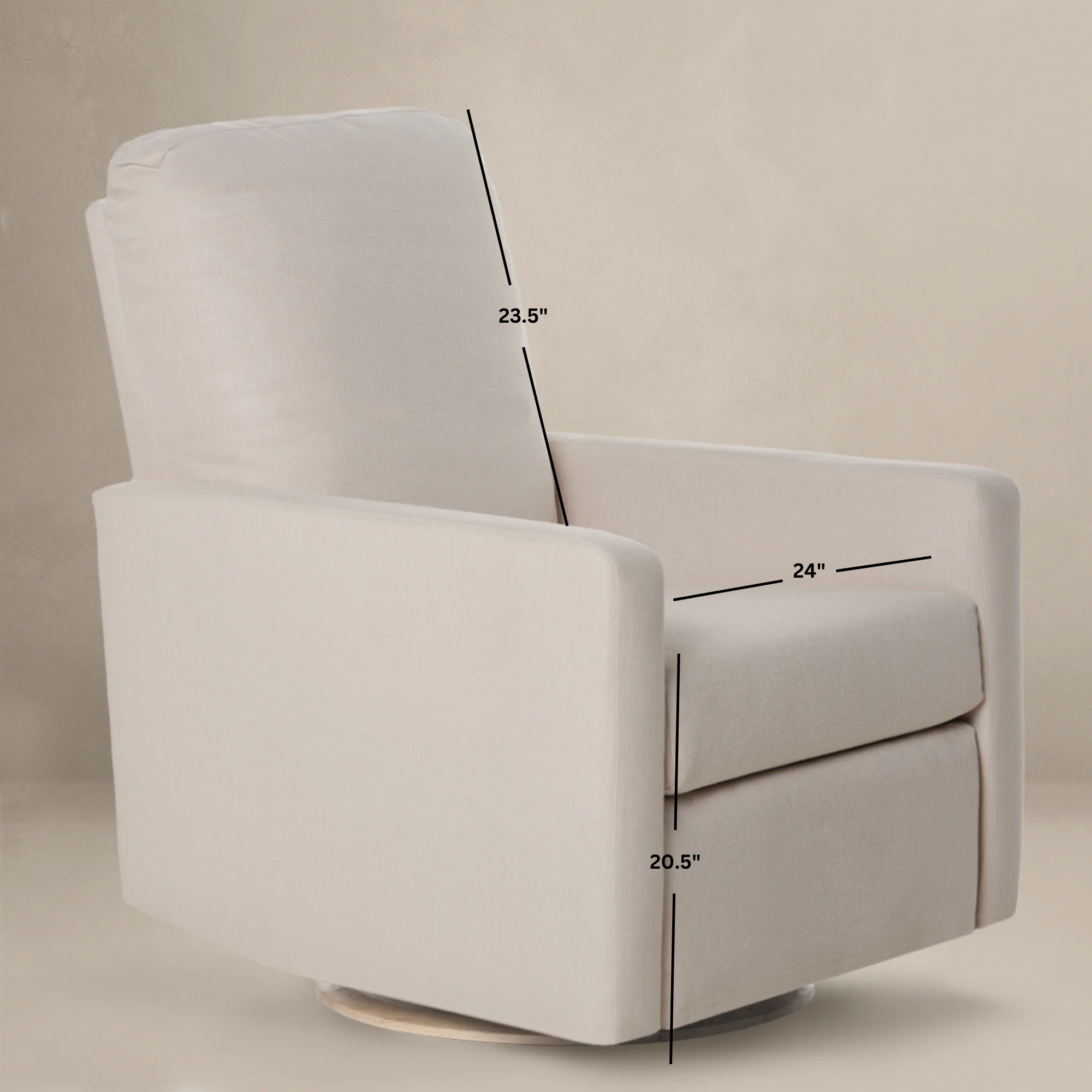 Drew Gliding Swivel Nursery Recliner