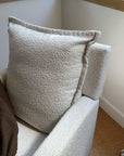 Flynn – Gliding Swivel Nursery Recliner - High Performance Bouclé Oyster