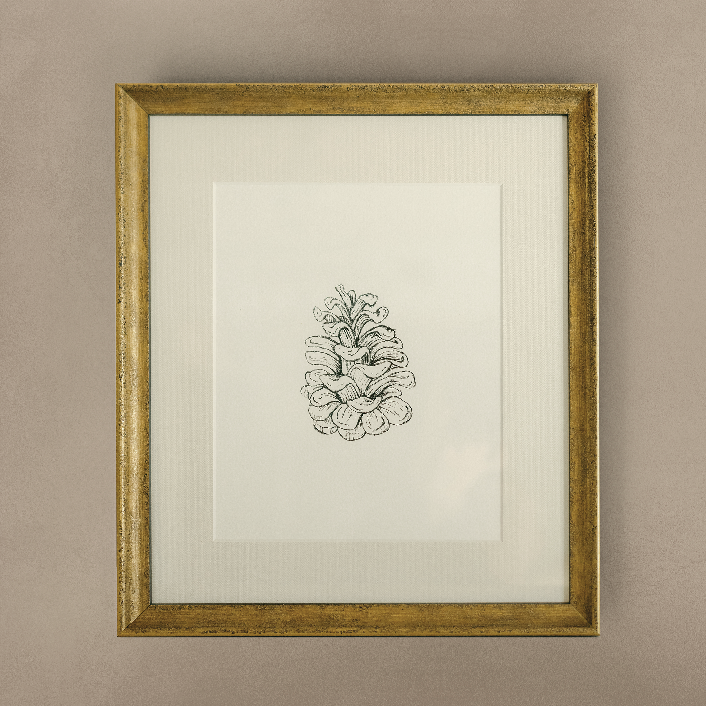 The 'Pinecone' Framed Nursery Art | Oilo™ Studio