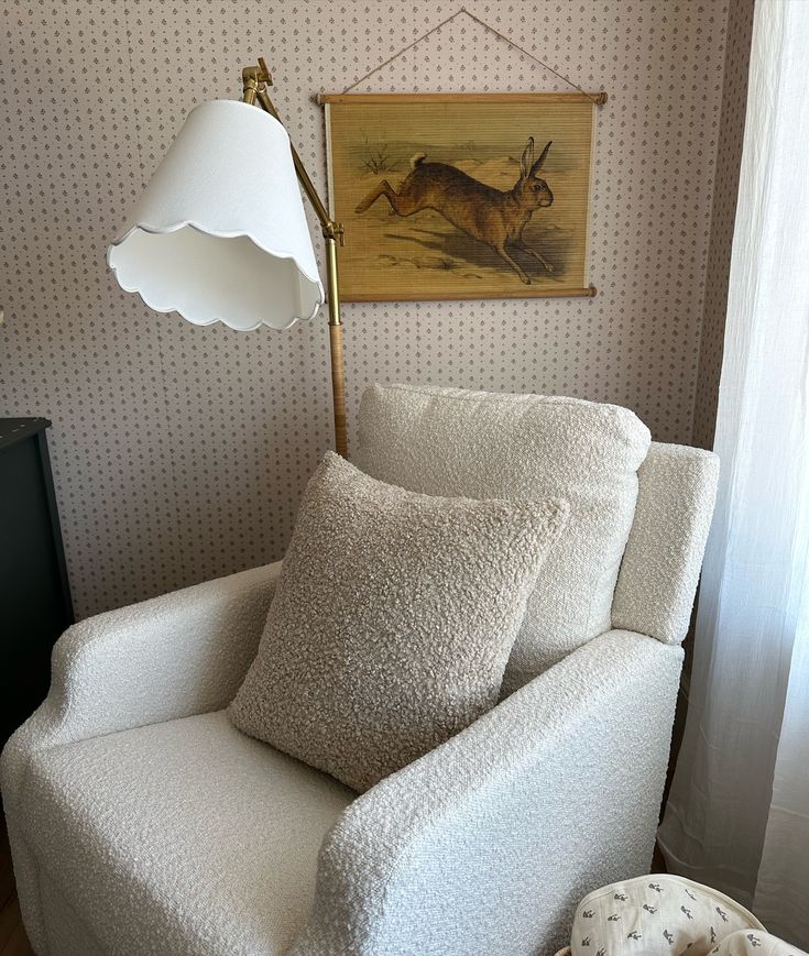 Faux Sheepskin Pillow - Linen