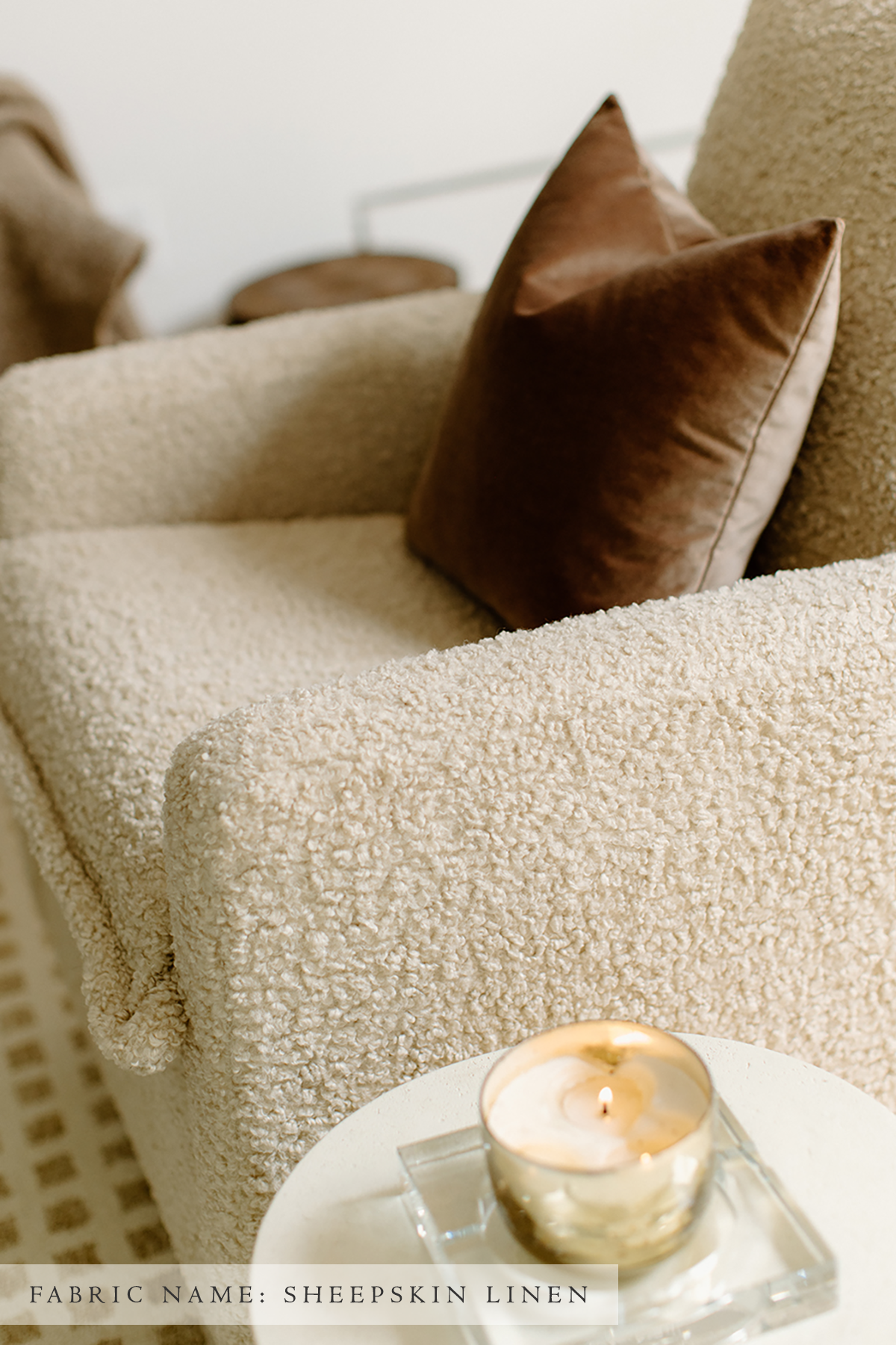 Flynn – Gliding Swivel Nursery Recliner - Sheepskin Linen