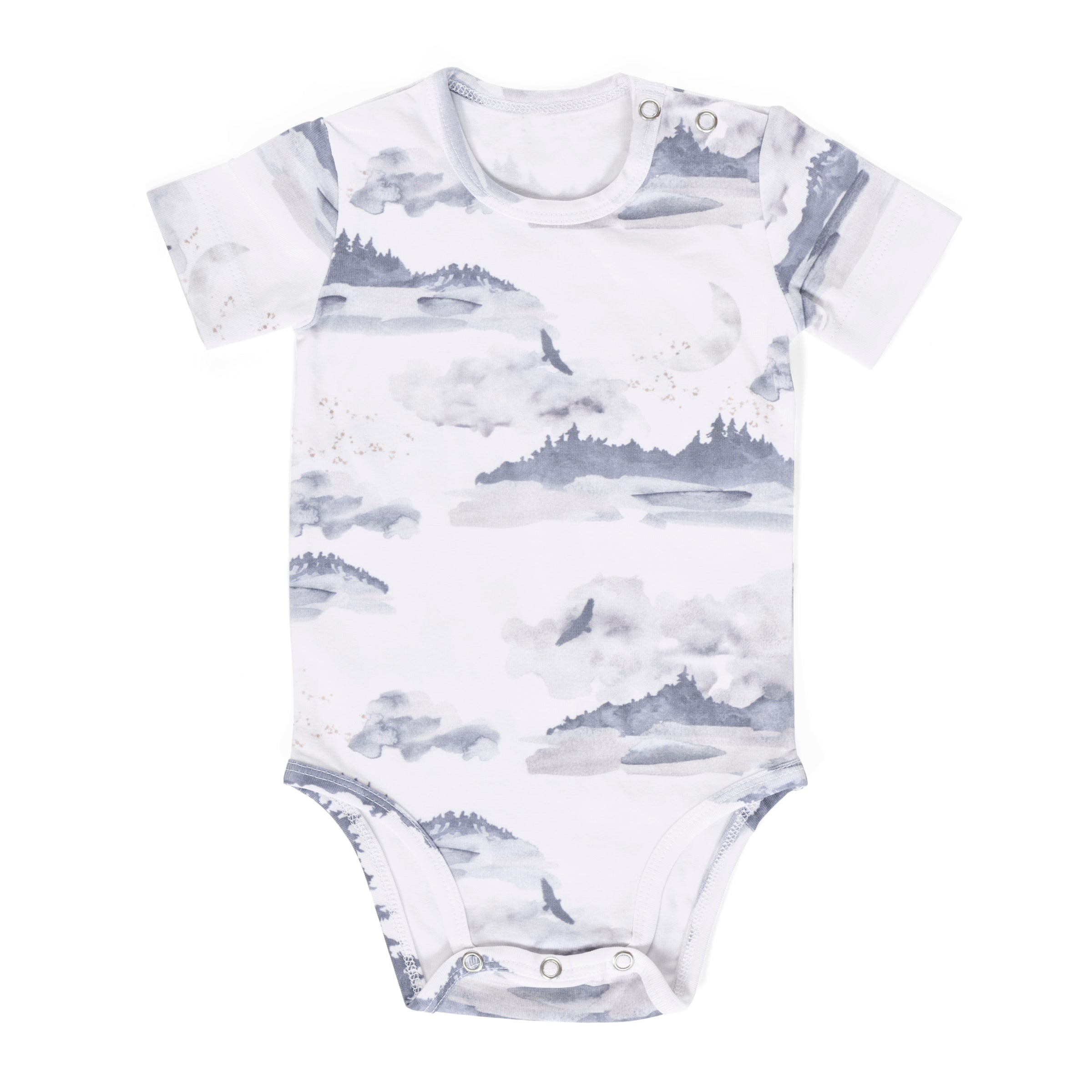 Misty Mountain - 3-6 Month Infant Onesie