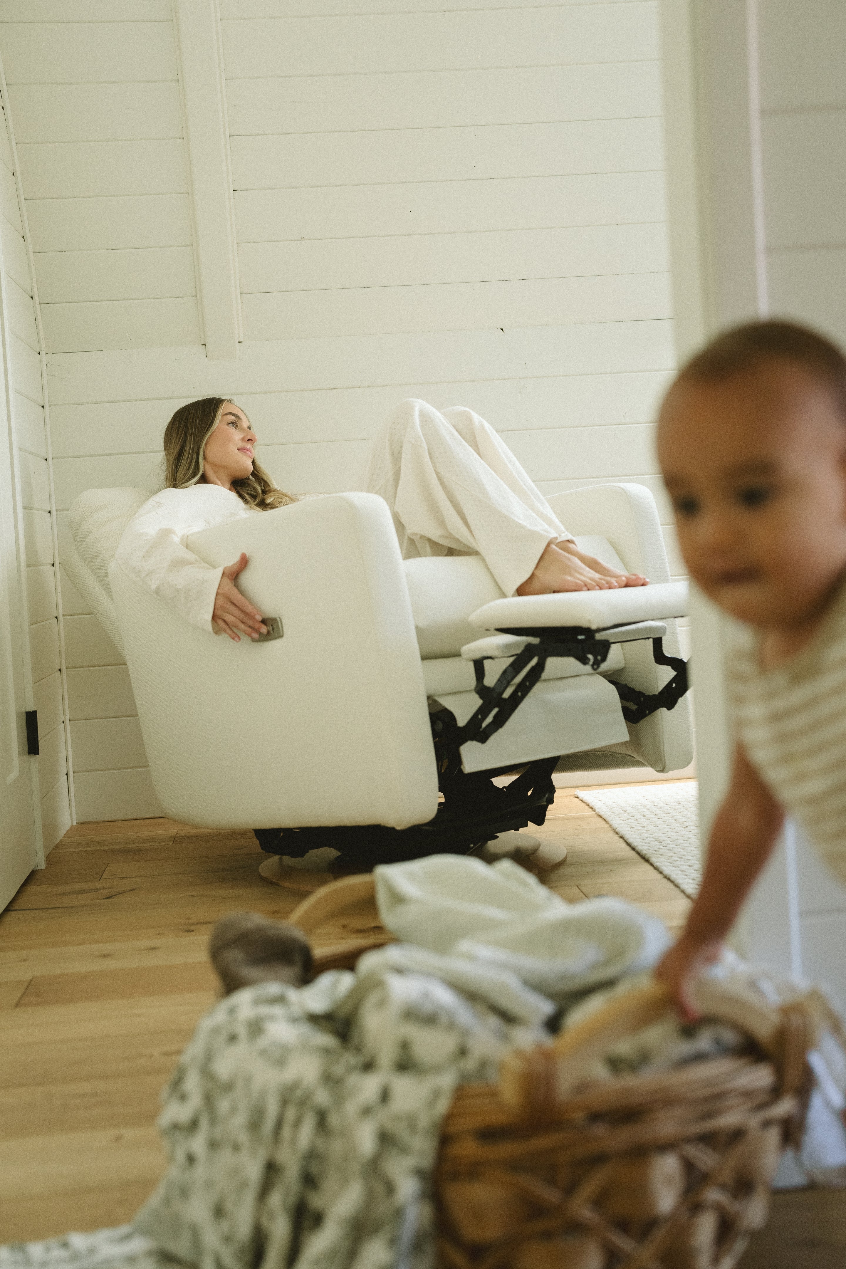 Drew Gliding Swivel Nursery Recliner