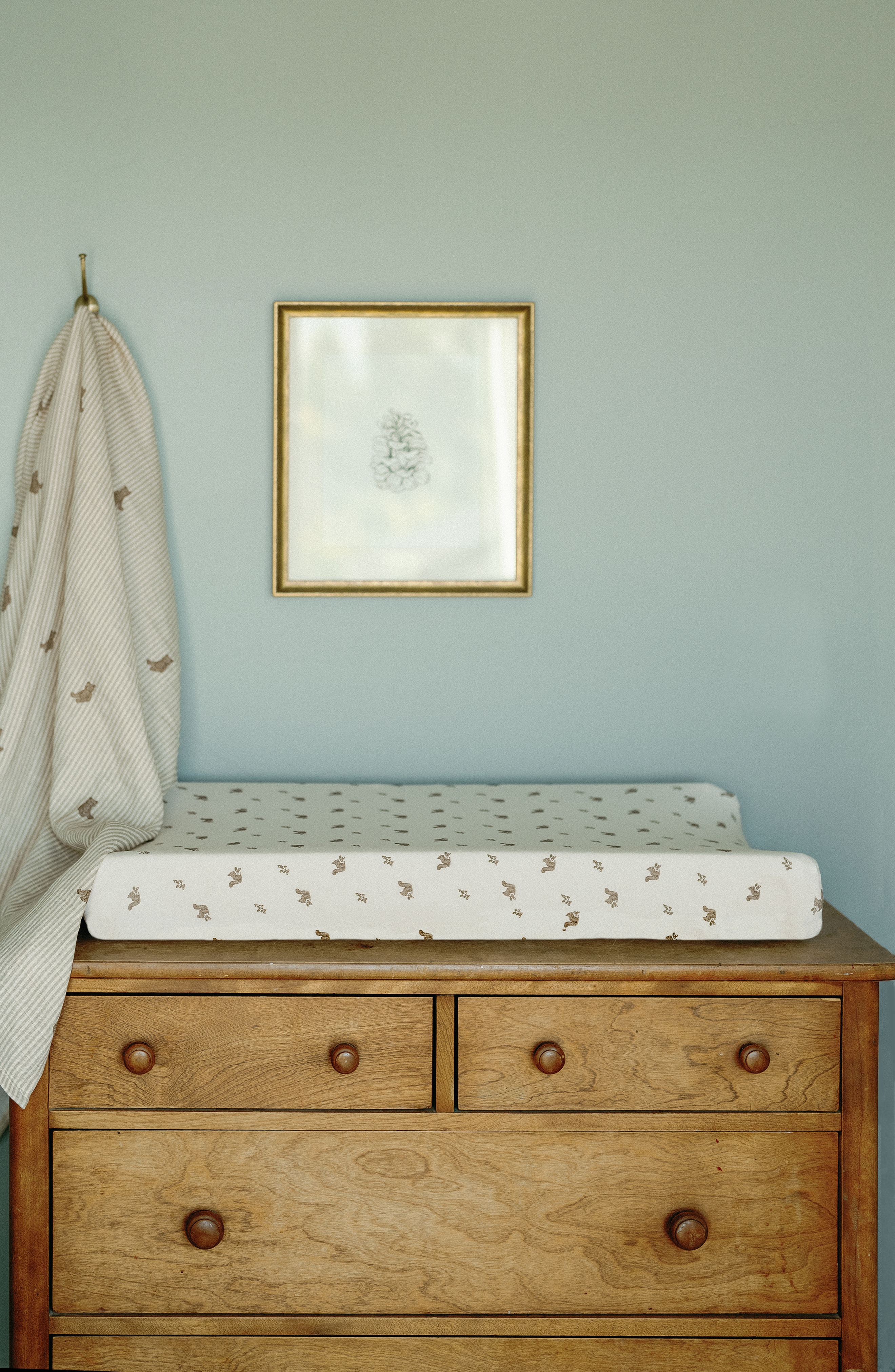 'Squirrel' Nursery - Changing Pad Cover
