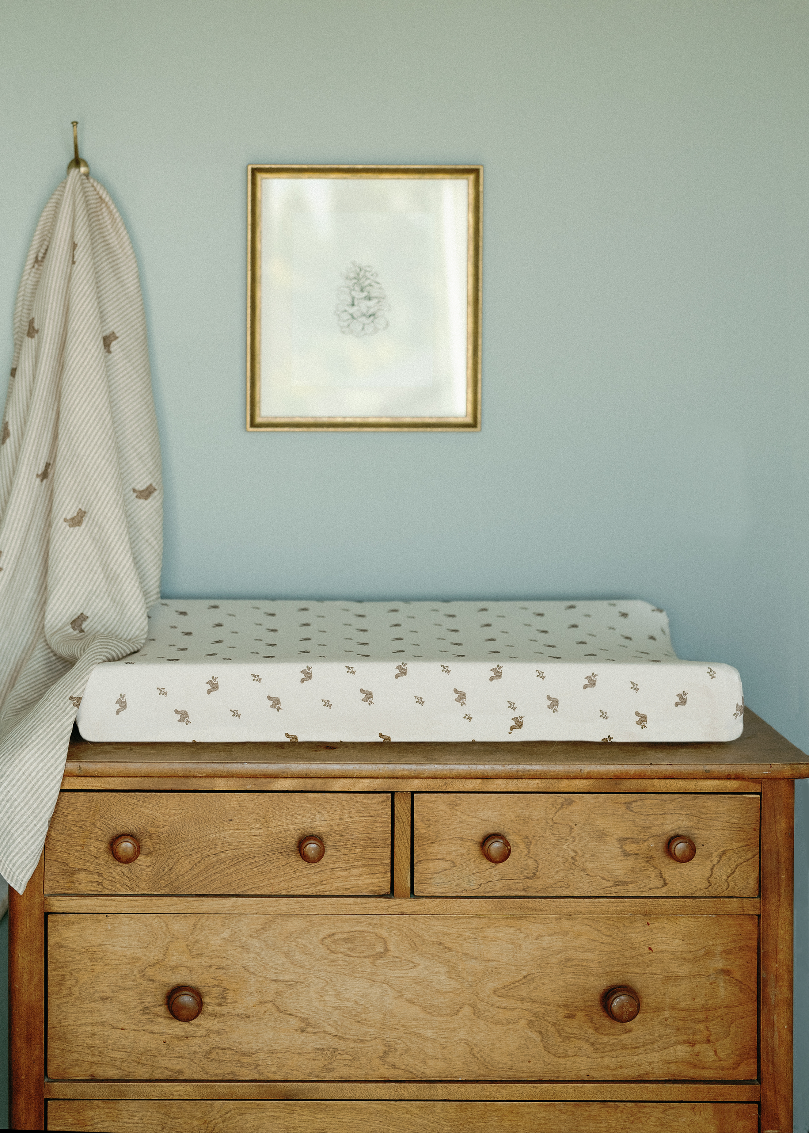 Squirrel Nursery - Convertible Bassinet Sheet & Changing Pad Cover