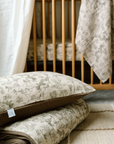 'Vintage Safari' Nursery - Premium Muslin Crib Quilt & Sham