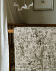 'Vintage Safari' Nursery - Premium Muslin Crib Quilt & Sham
