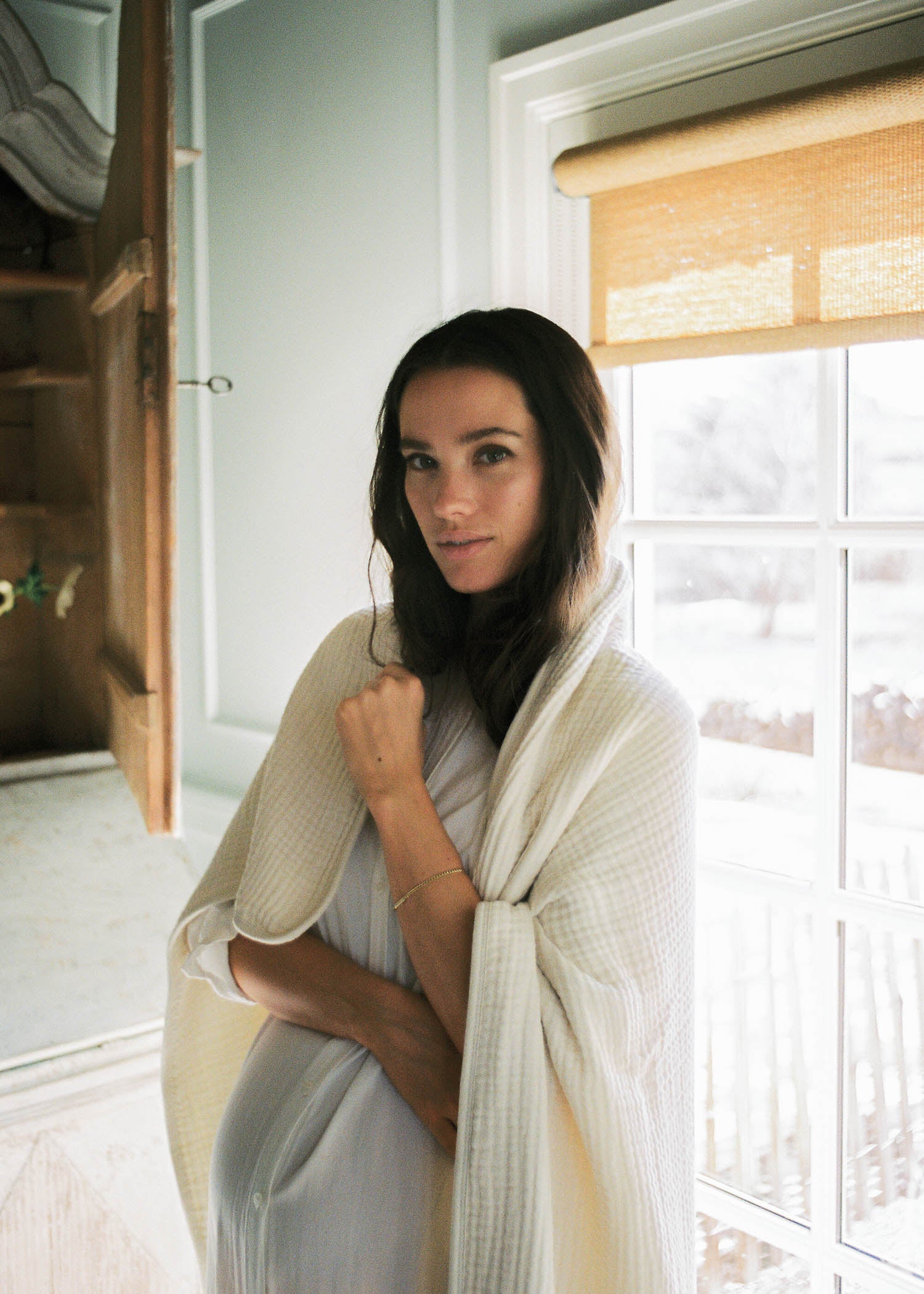 Eggshell Crème - Premium Muslin Blanket