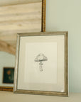 The 'Mushroom' Framed Art