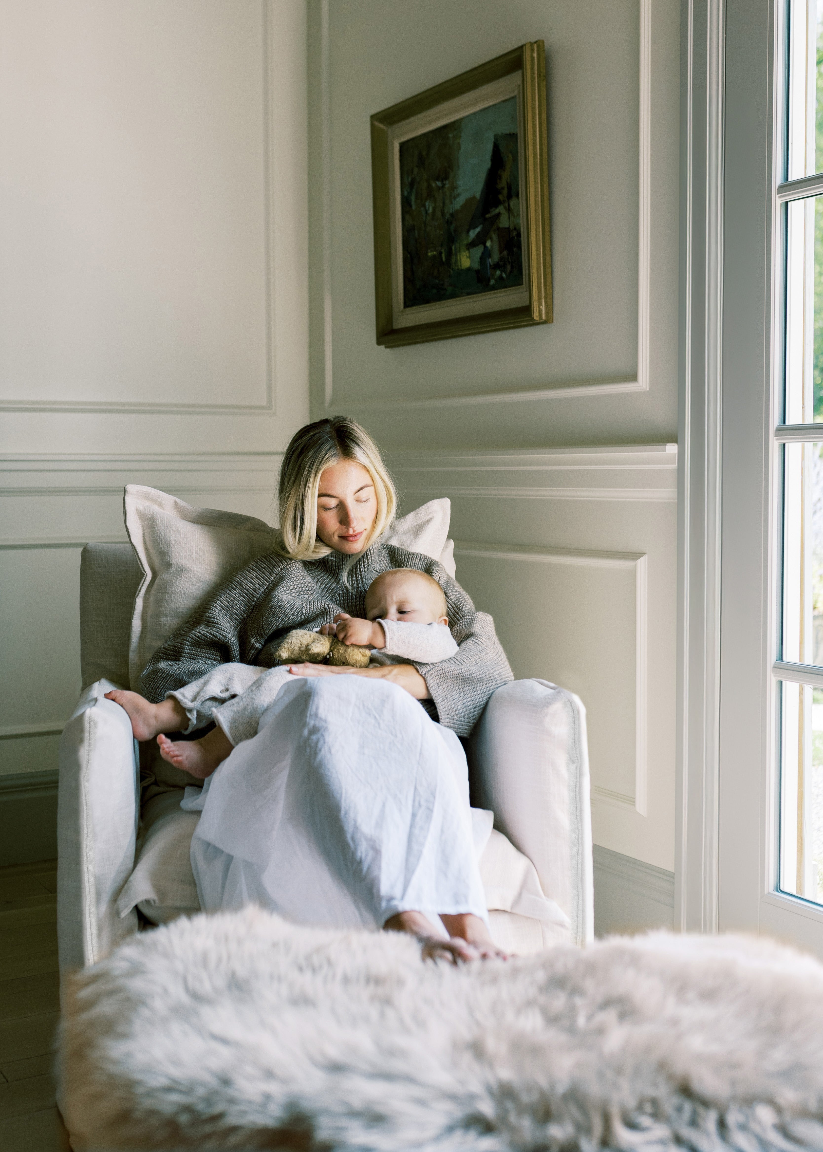 Margot Swivel Nursery Glider