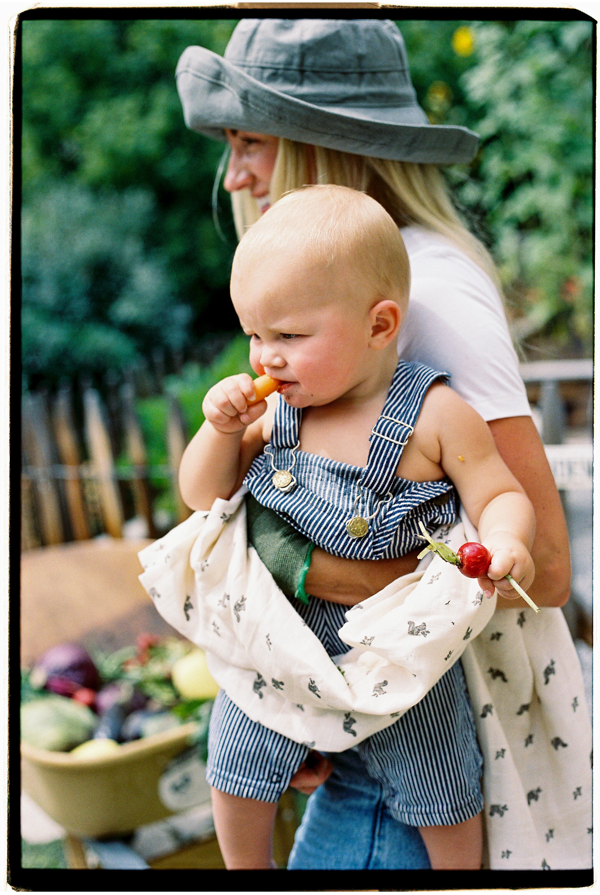 'Squirrel' & 'Mushroom' - Muslin Swaddle Blanket Set