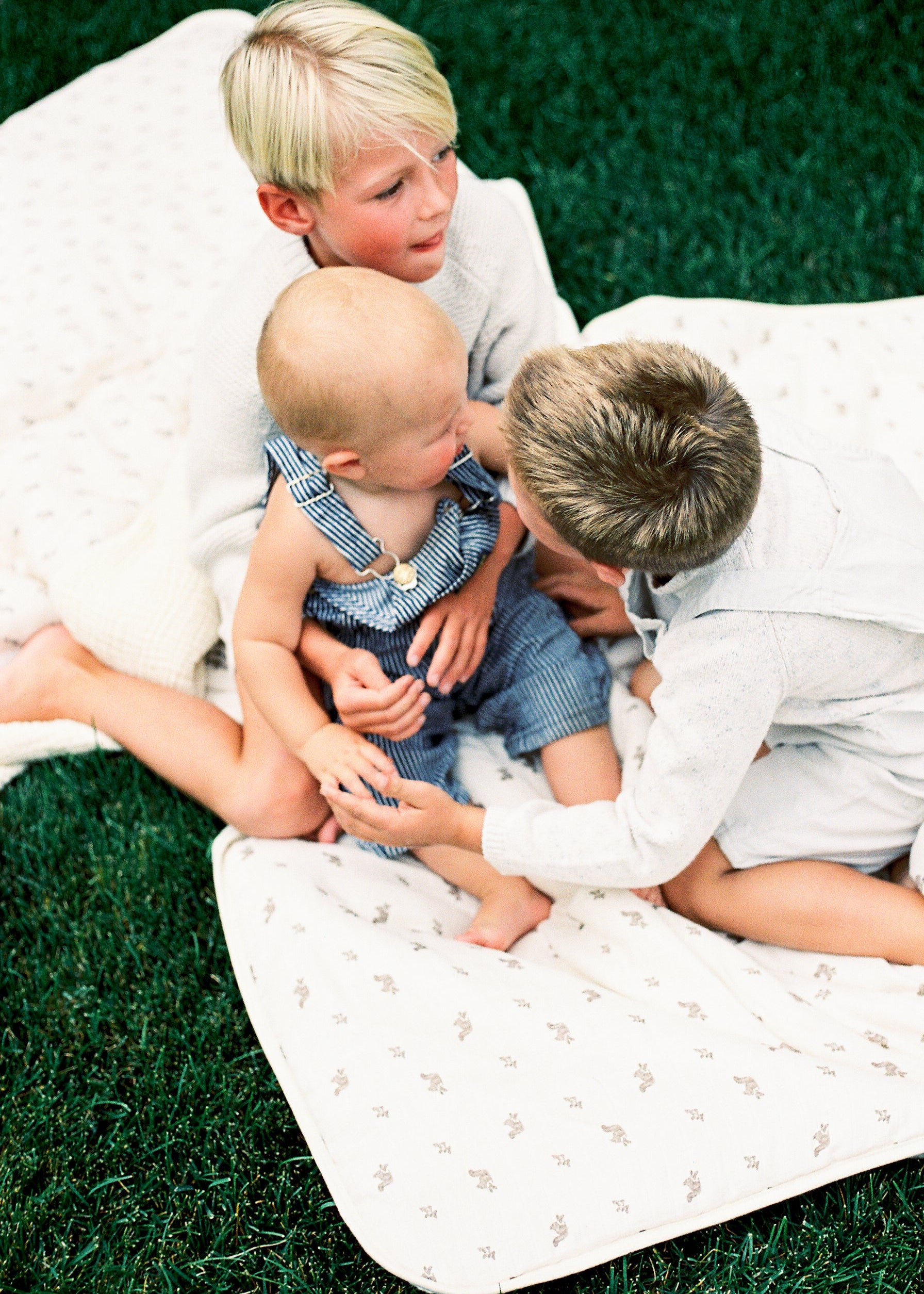 Squirrel - Premium Muslin Crib Quilt & Sham Set