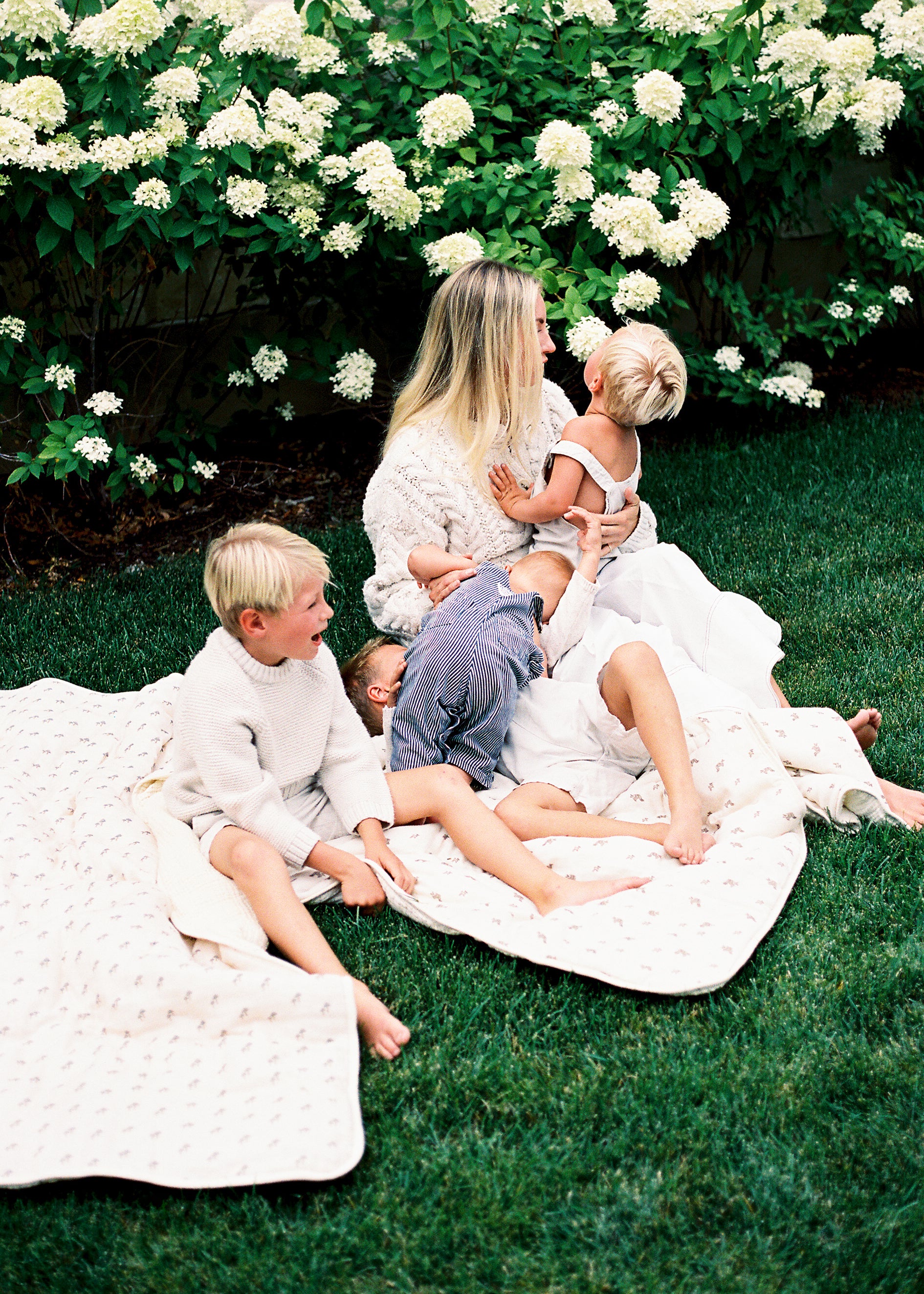'Mushroom' - Premium Muslin Crib Quilt & Sham