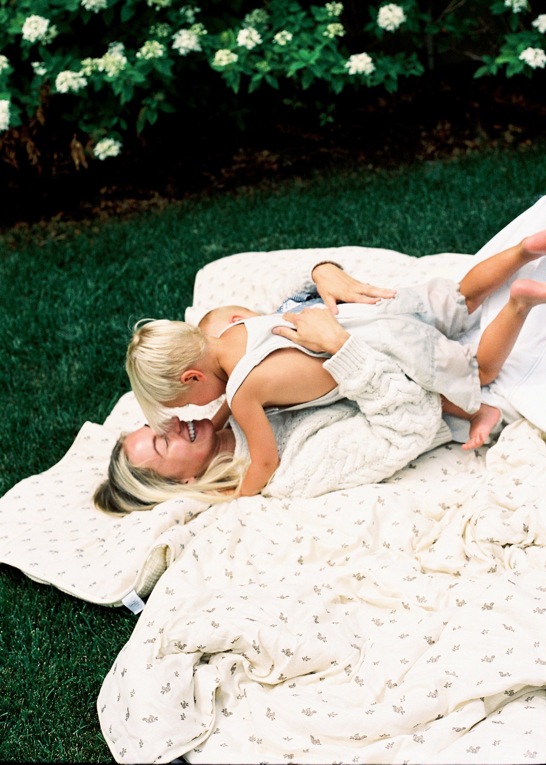 Mushroom - Premium Muslin Crib Quilt & Sham Set