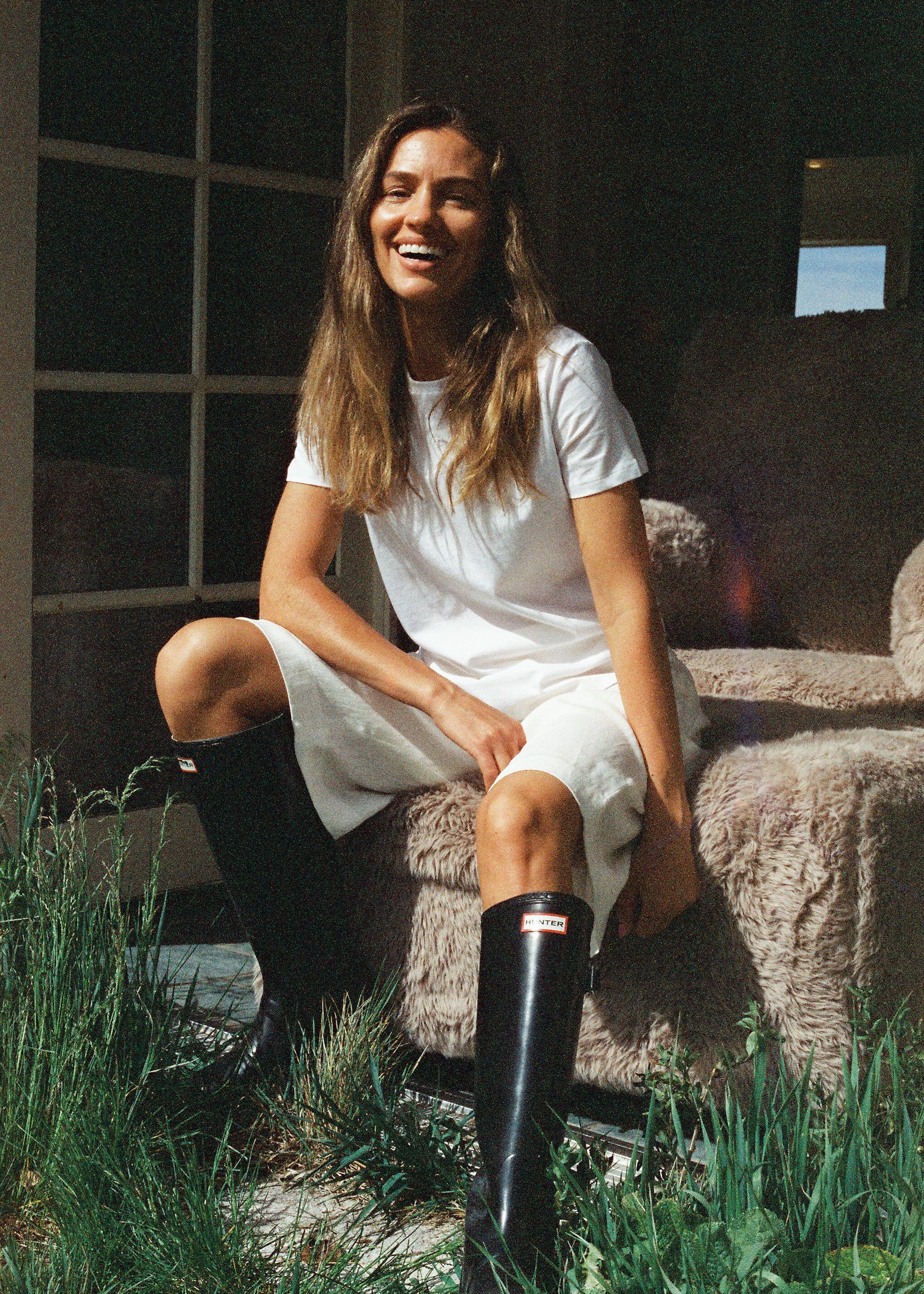 Ollie: a Chair and a Half - Swivel Nursery Glider with Back Recline Feature - Mocha Faux Hide