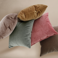 Faux Mohair 'Coral' Throw Pillow