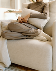 Ollie: a Chair and a Half - Swivel Nursery Glider with Back Recline Feature