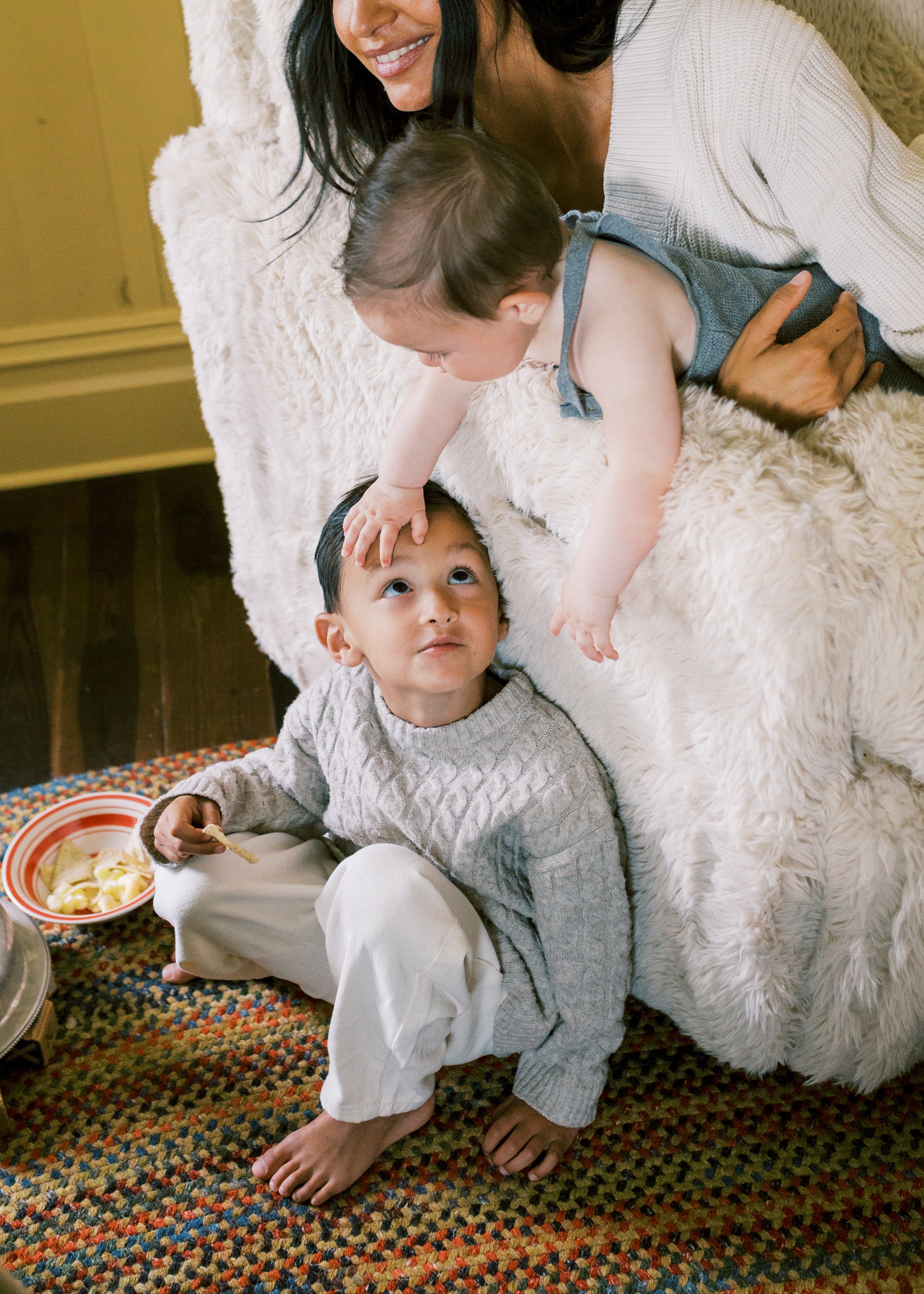 Ollie: a Chair and a Half - Swivel Nursery Glider with Back Recline Feature - Aussie Faux Hide