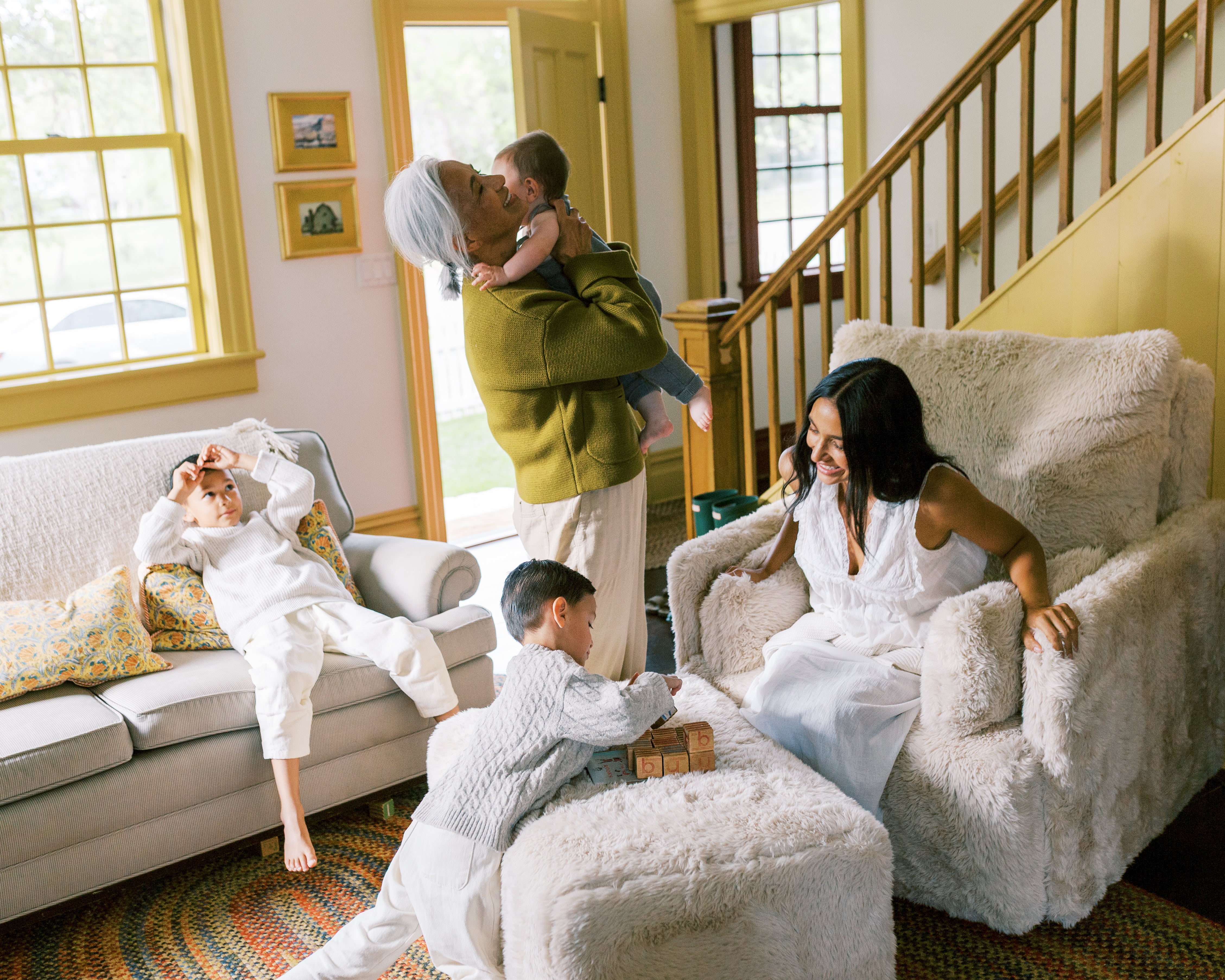 Ollie: a Chair and a Half - Swivel Nursery Glider with Back Recline Feature