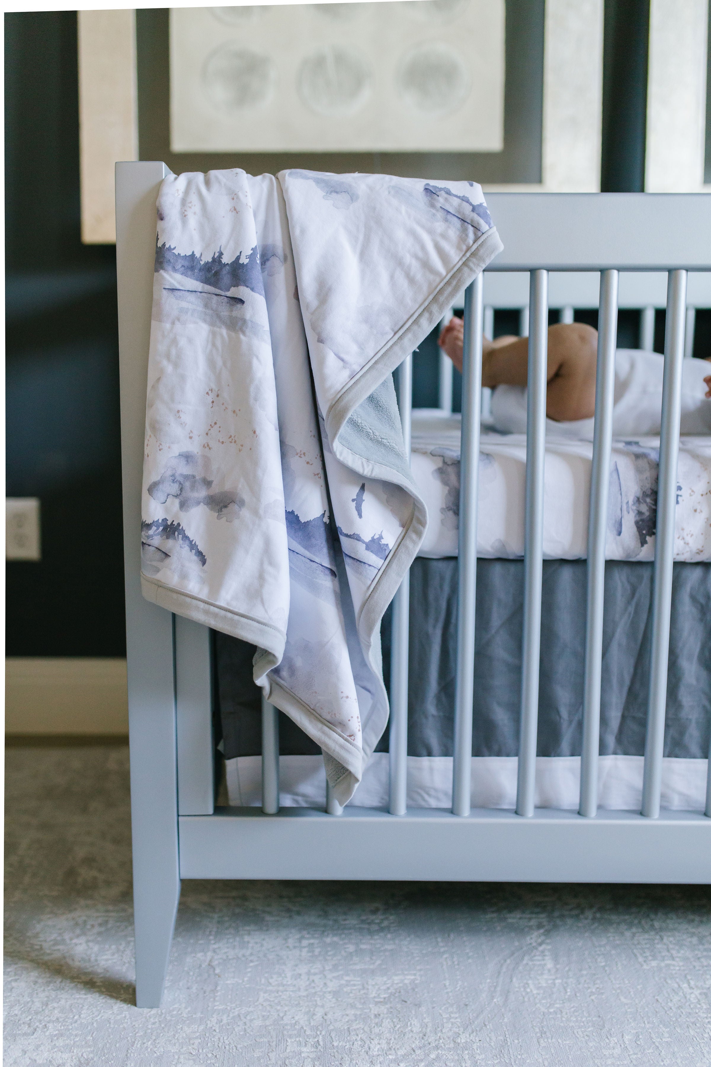 Misty Mountain - Cuddle Plush Infant Blanket