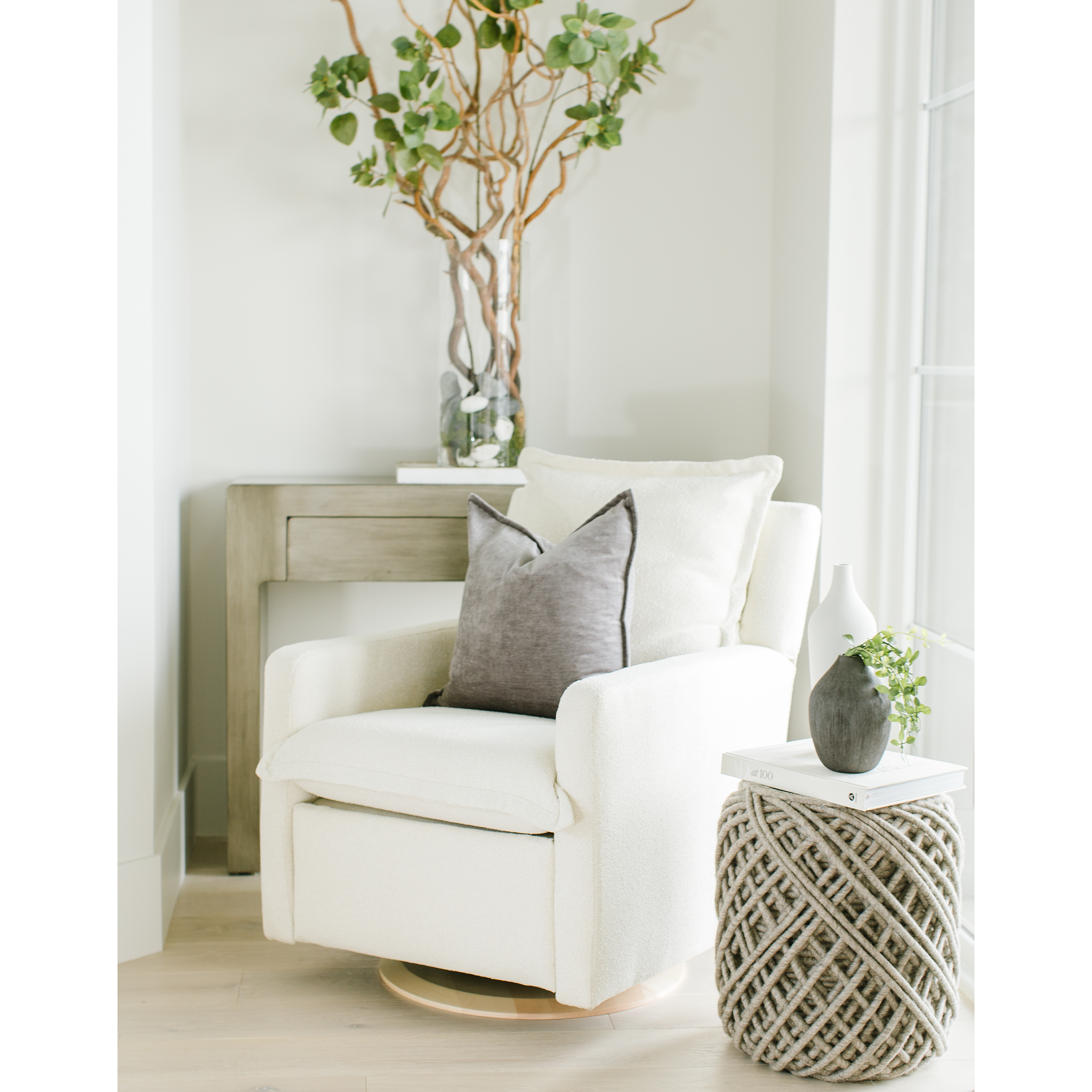Flynn Gliding Swivel Nursery Recliner