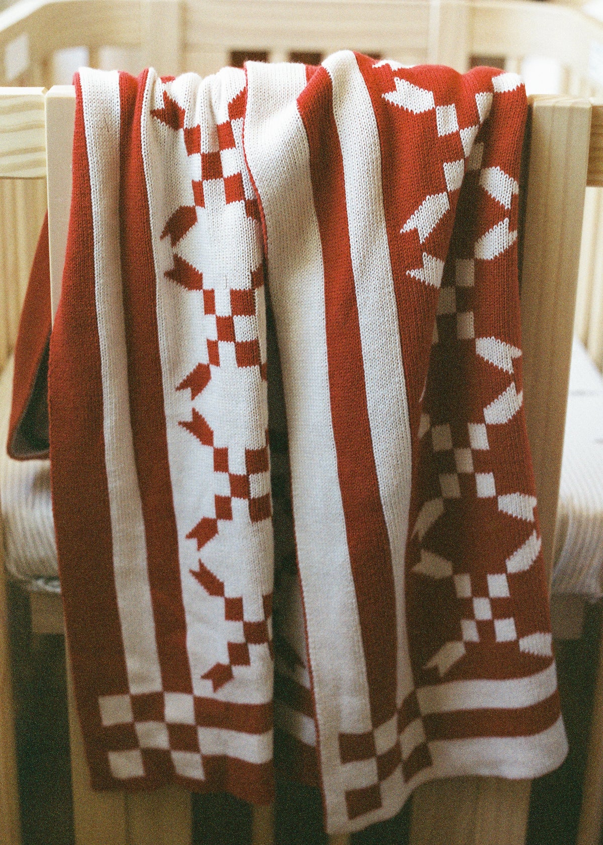 Keepsake Blanket - Red Stitch