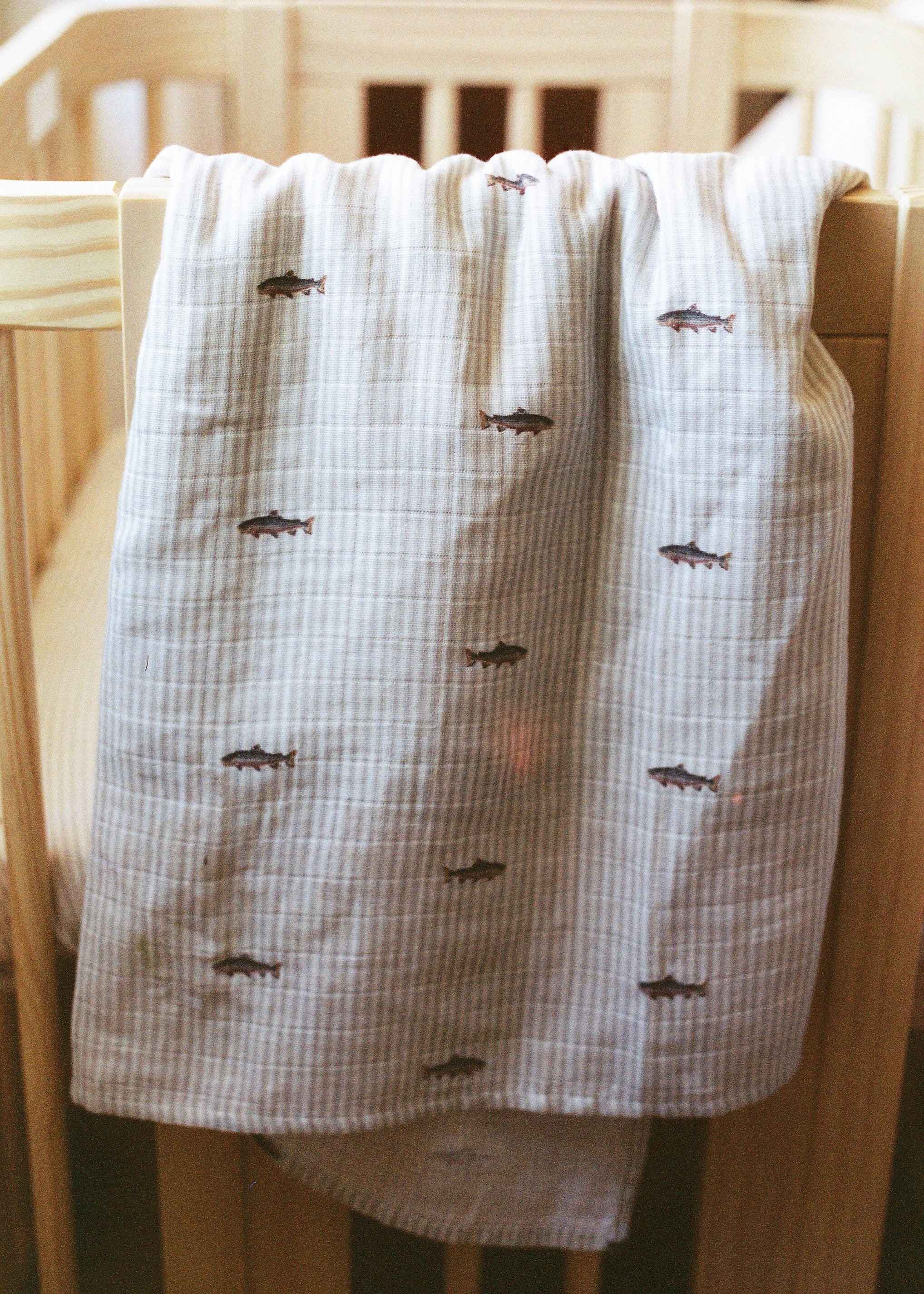 Mallard Duck & Trout - Muslin Swaddle Blanket Set