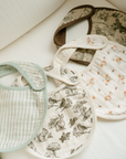 'Vintage Safari' & 'Woodland' Nursery - Muslin Bib 2-Pack