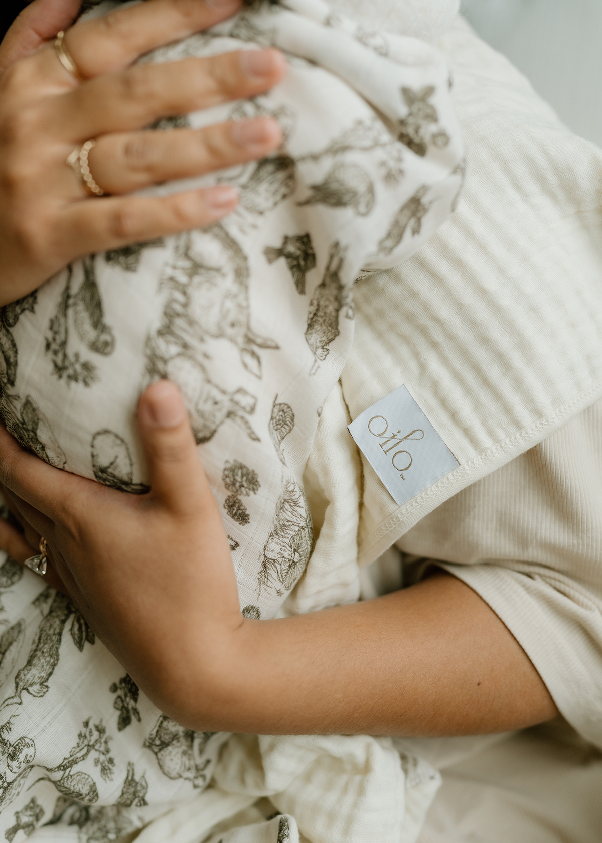 Vintage Safari & Woodland Nursery - Muslin Swaddle Blanket Set