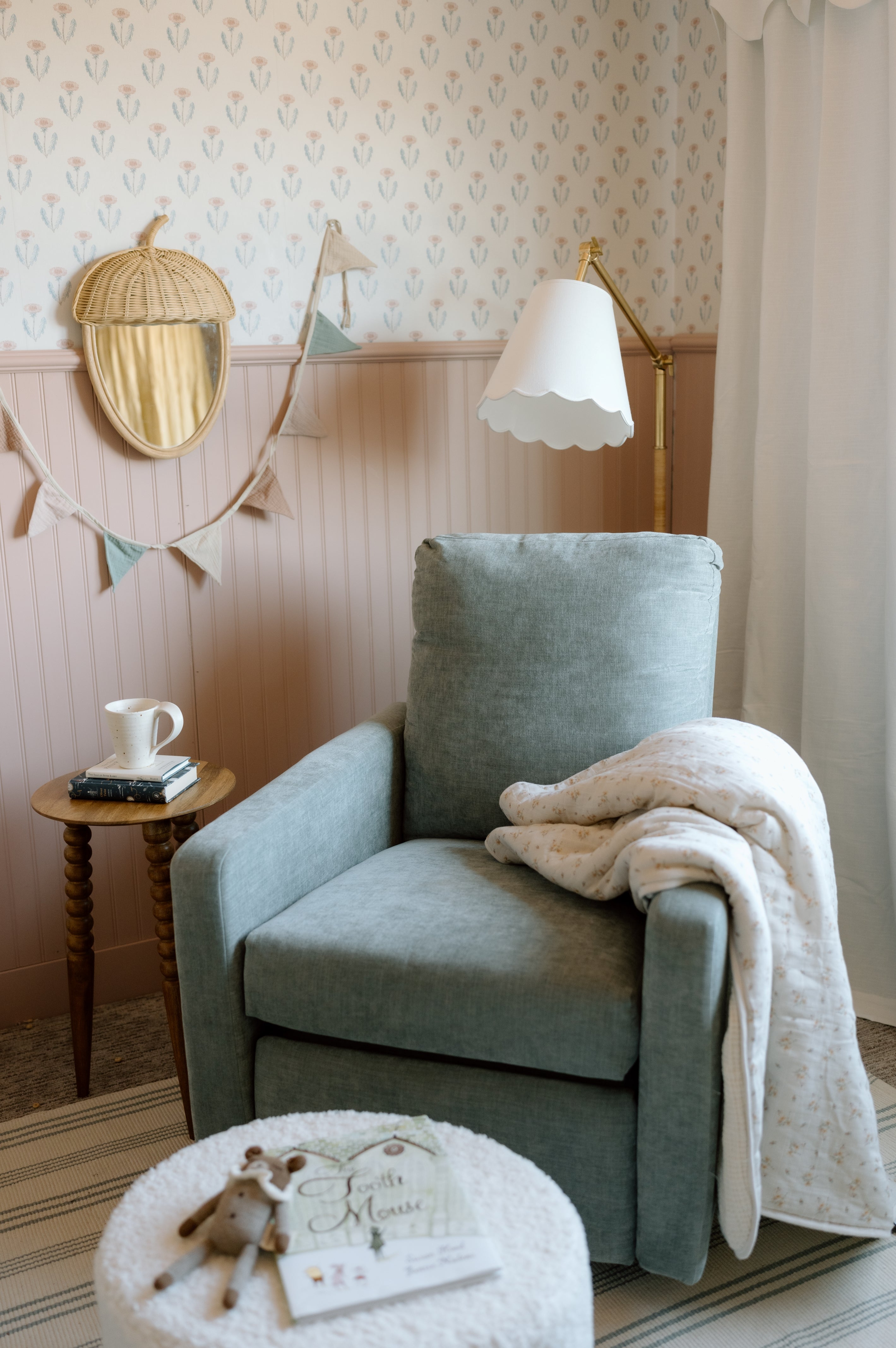 Drew Gliding Swivel Nursery Recliner