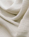 'Eggshell' Creme - Premium Muslin Blanket