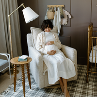 NOLA – Swivel Nursery Glider – Sheepskin Linen