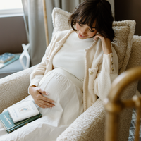 NOLA – Swivel Nursery Glider – Sheepskin Linen