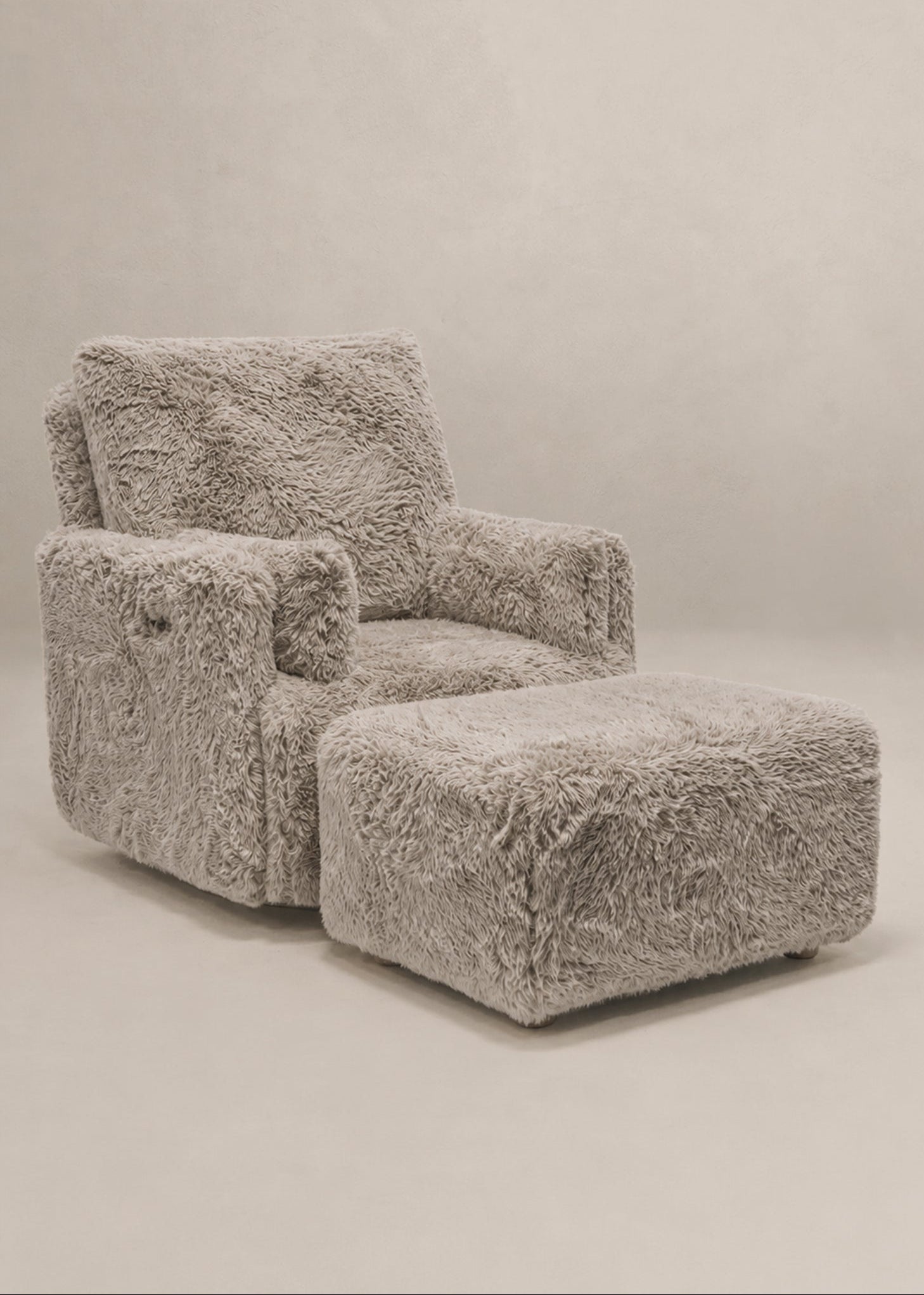 Ollie: a Chair and a Half - Swivel Nursery Glider with Back Recline Feature - Mocha Faux Hide