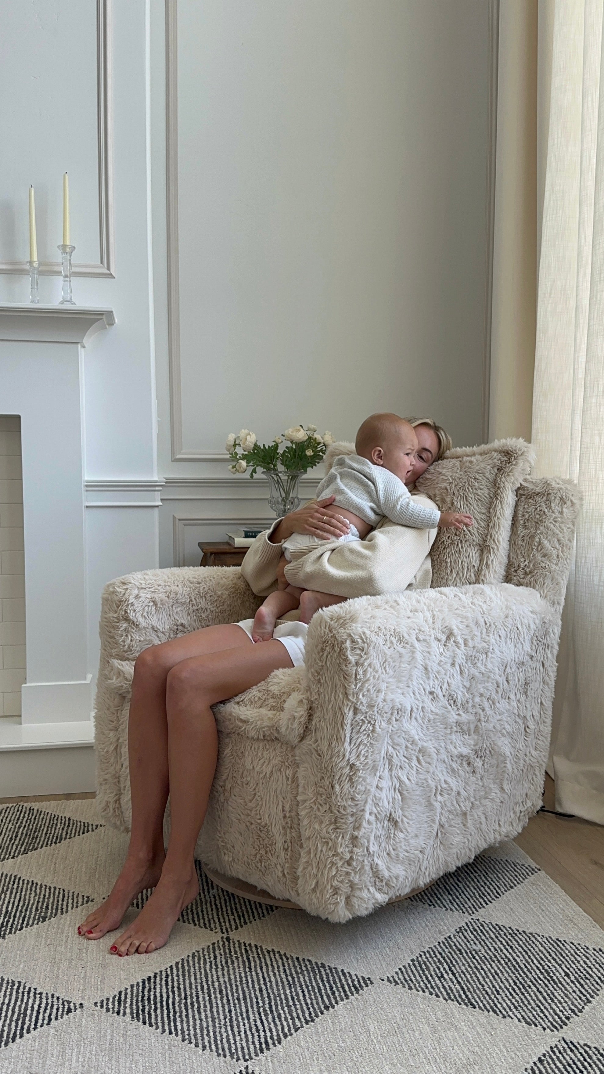 Flynn Gliding Swivel Nursery Recliner