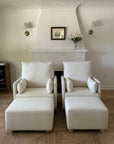 Ollie: a Chair and a Half - Swivel Nursery Glider with Back Recline Feature