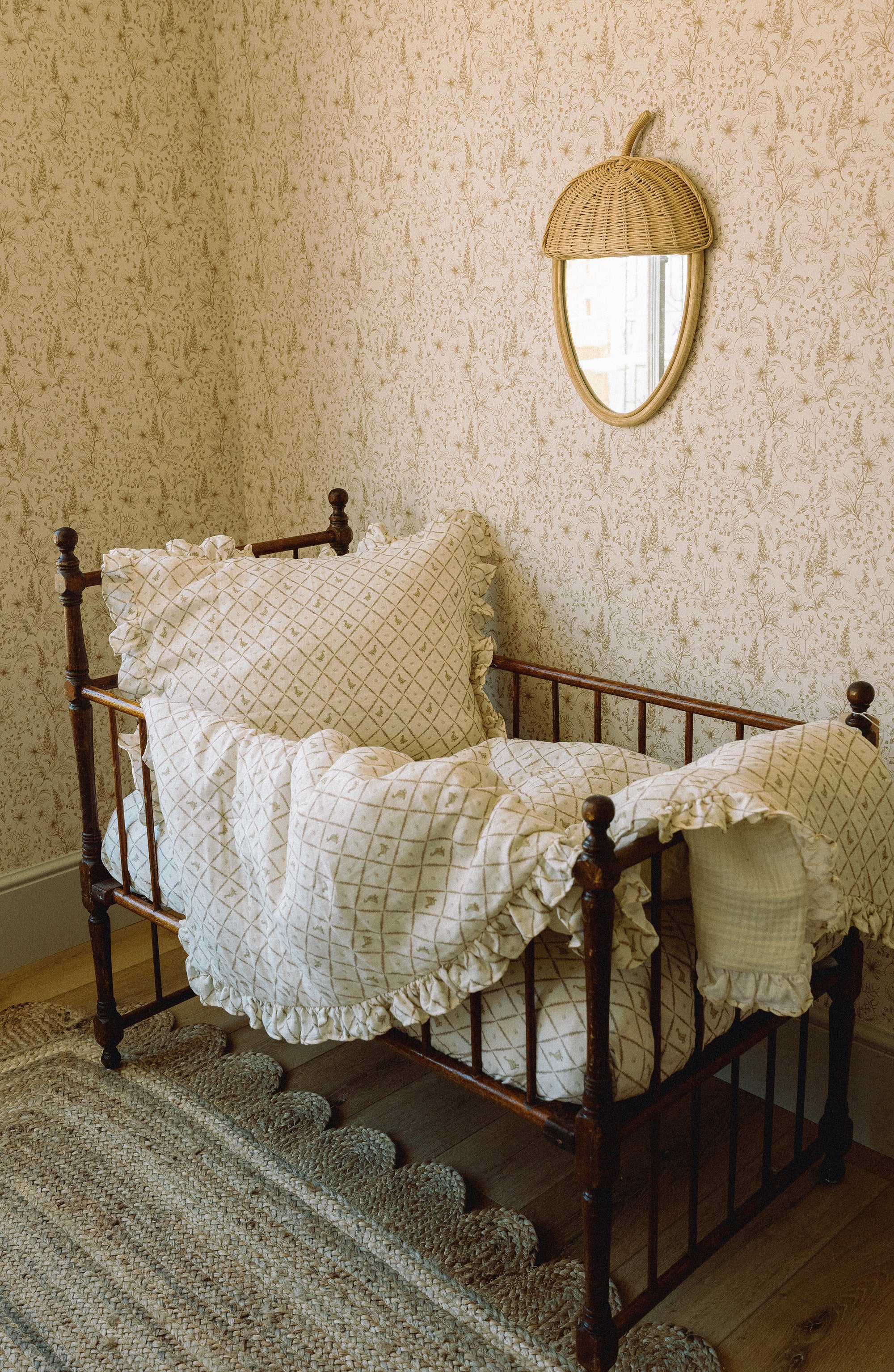 'Duck' - Premium Muslin Crib Quilt & Sham